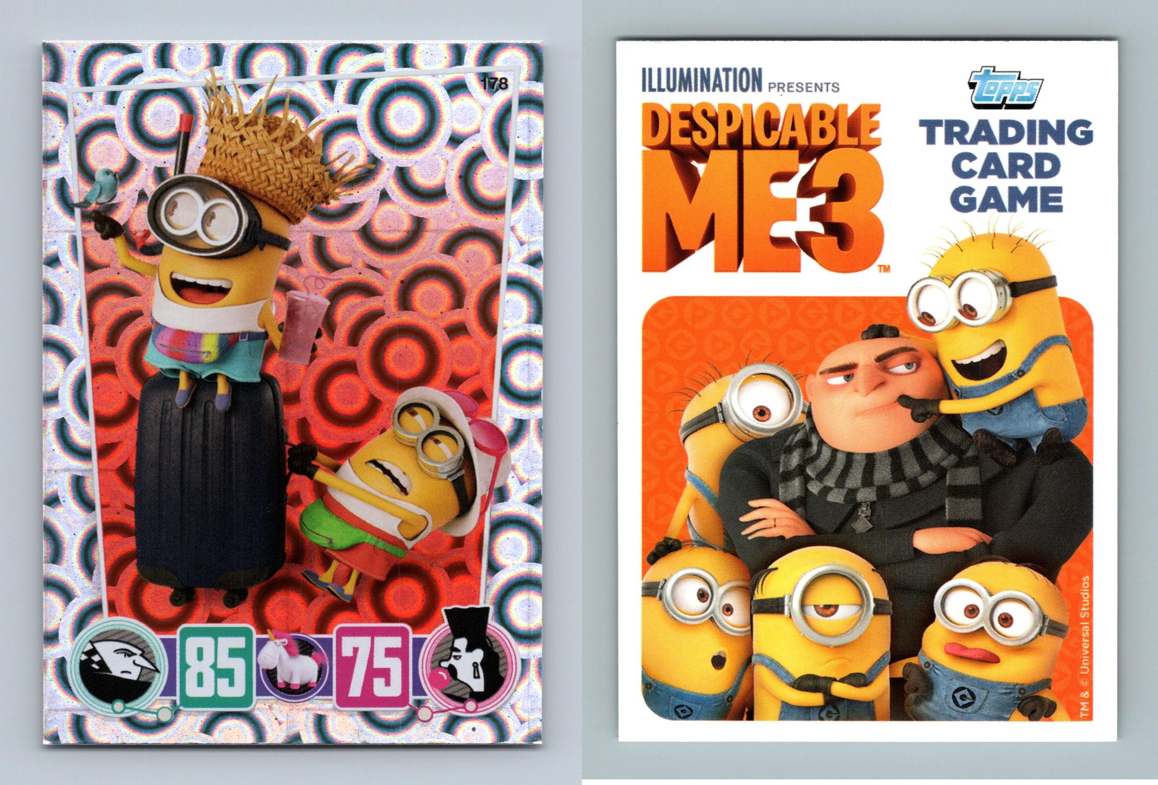 Minions 178 Despicable Me 3 Topps 2017 Shiny Foil TCG Card