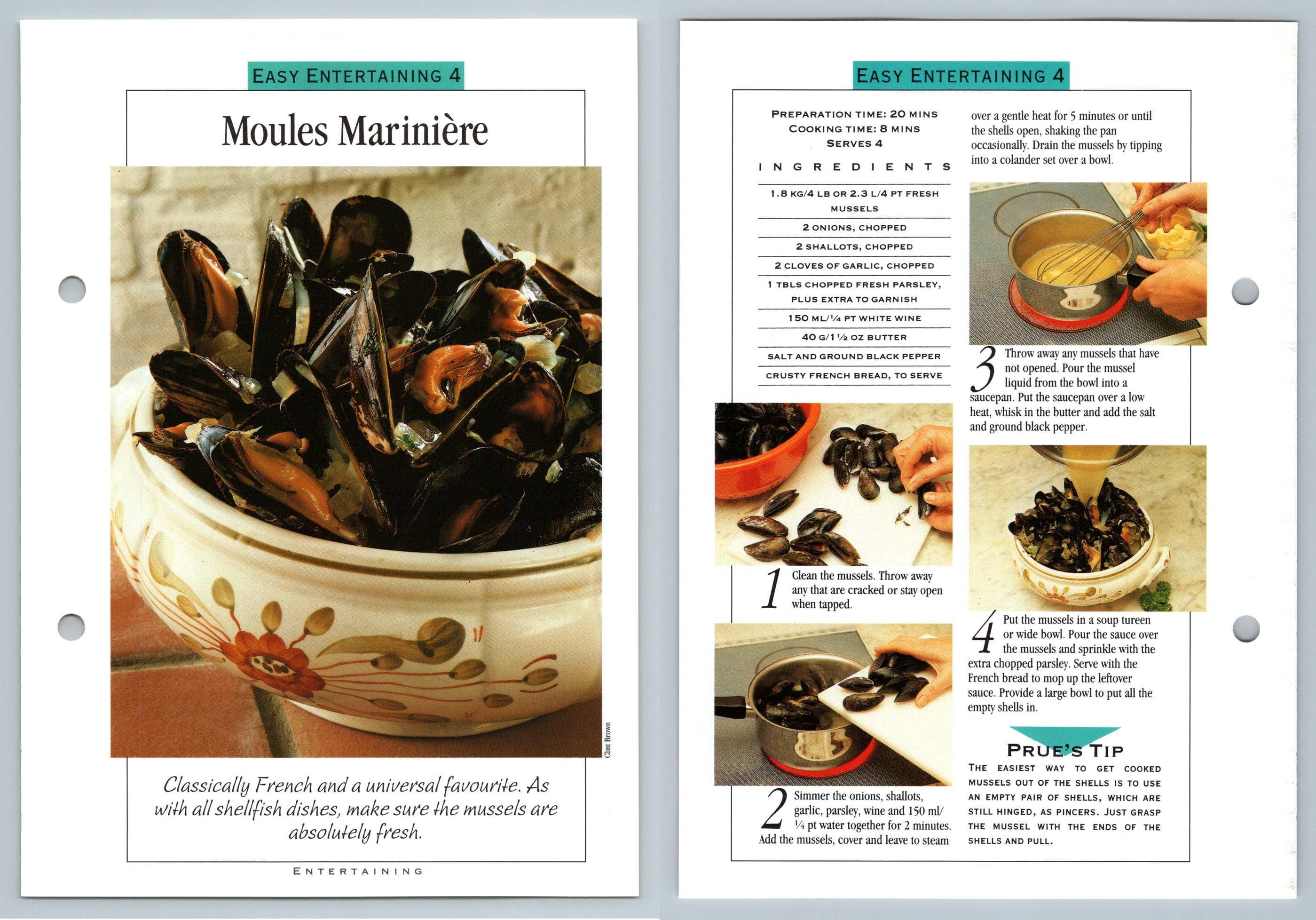 How to cook moules marinière – recipe, Food