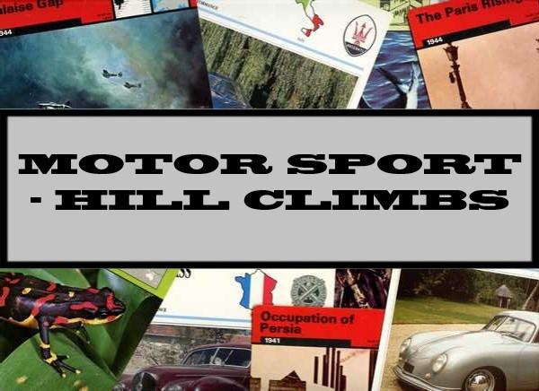 Motor Sport - Hill Climbs