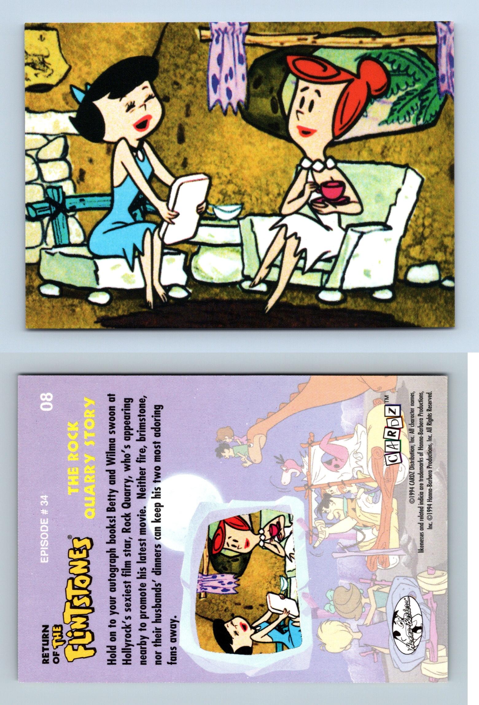 The Rocky Quarry Story 8 Return Of The Flintstones 1994 Cardz Trading Card 2742