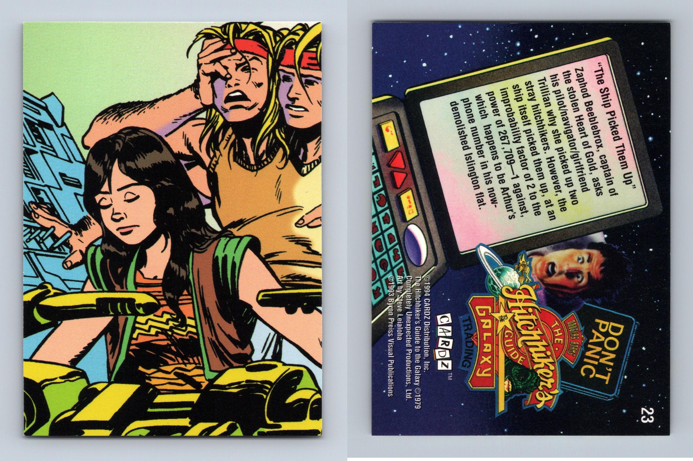 The Ship Picked Them Up 23 Hitchhikers Guide To The Galaxy 1994 Cardz Card   Document 20211025 0021 