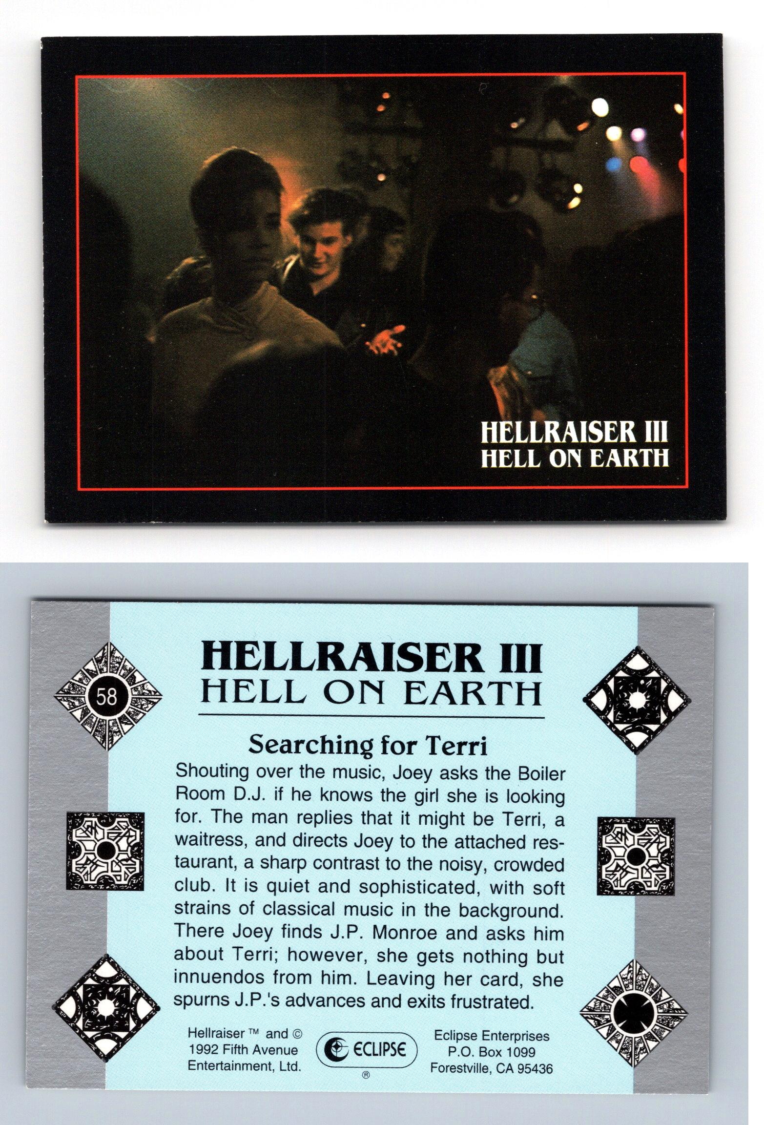 1992 Eclipse Hellraiser Trading Cards - THREE COMPLETE SETS hotsell