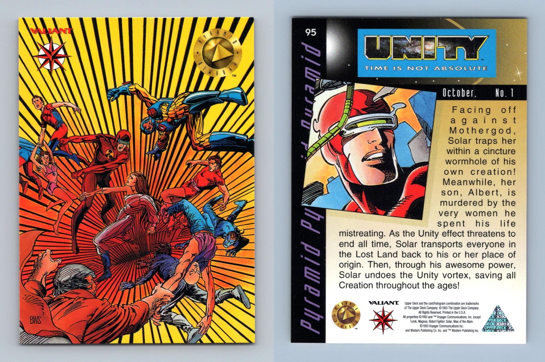 Unity 95 The Valiant Era 1993 Upper Deck Trading Card