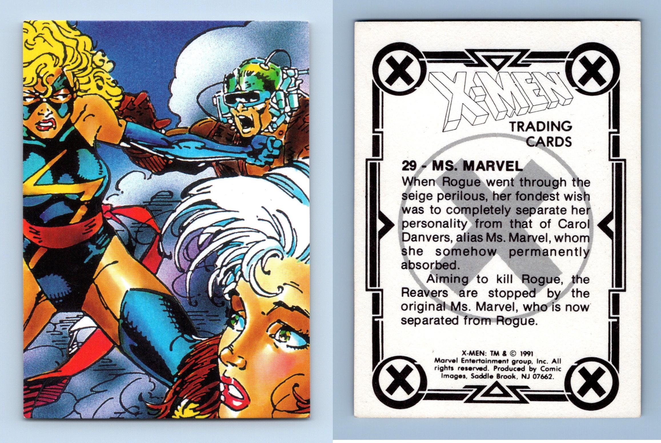 1991 marvel card by comic on sale images