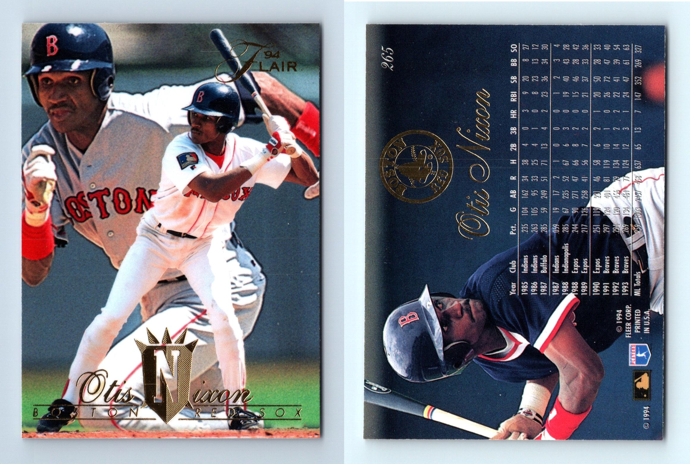 Otis Nixon - Red Sox #265 Flair 1994 Baseball Trading Card