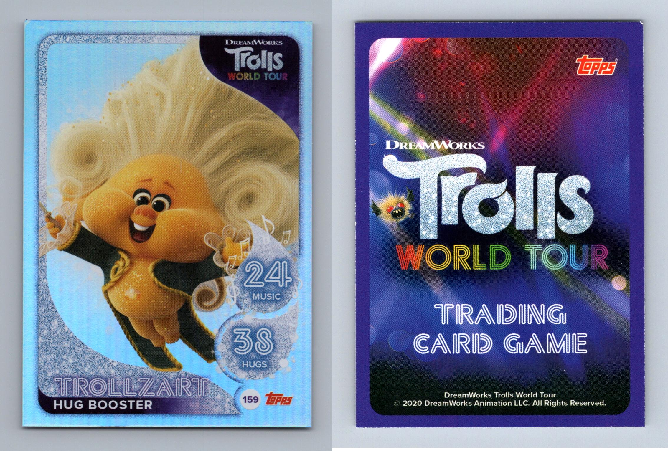 Trollzart #159 Trolls World Tour 2020 Topps Super Shiny TCG Card