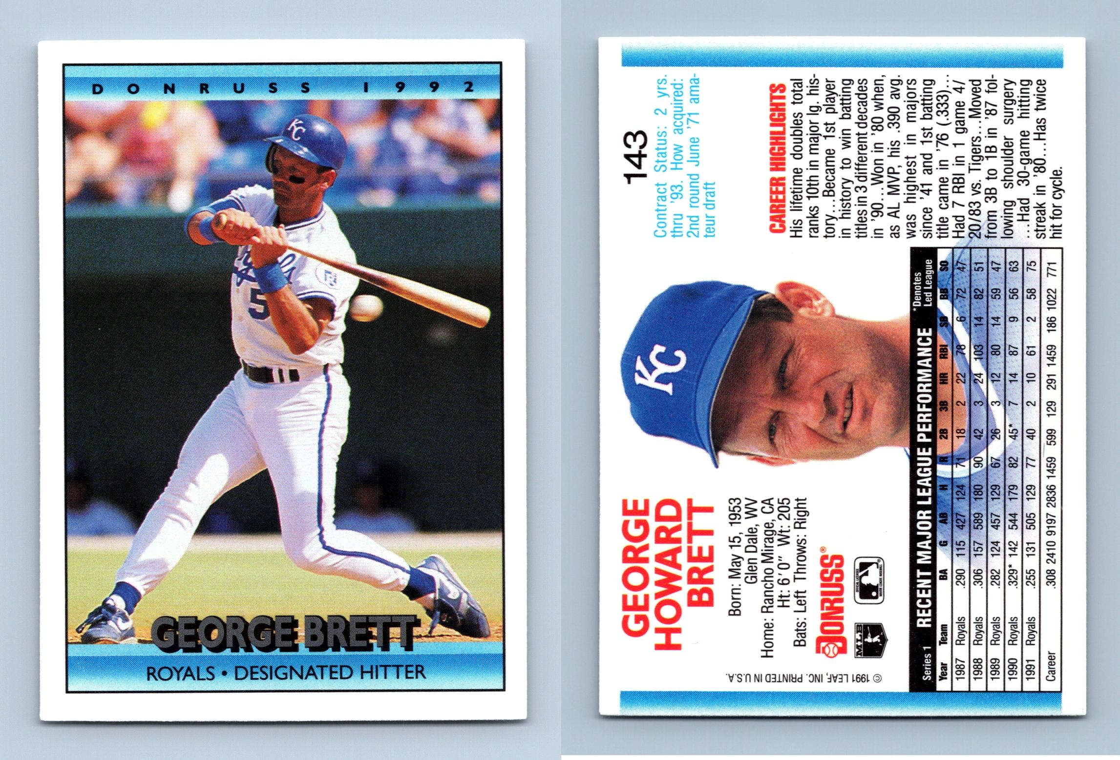 George Brett 1990 Donruss