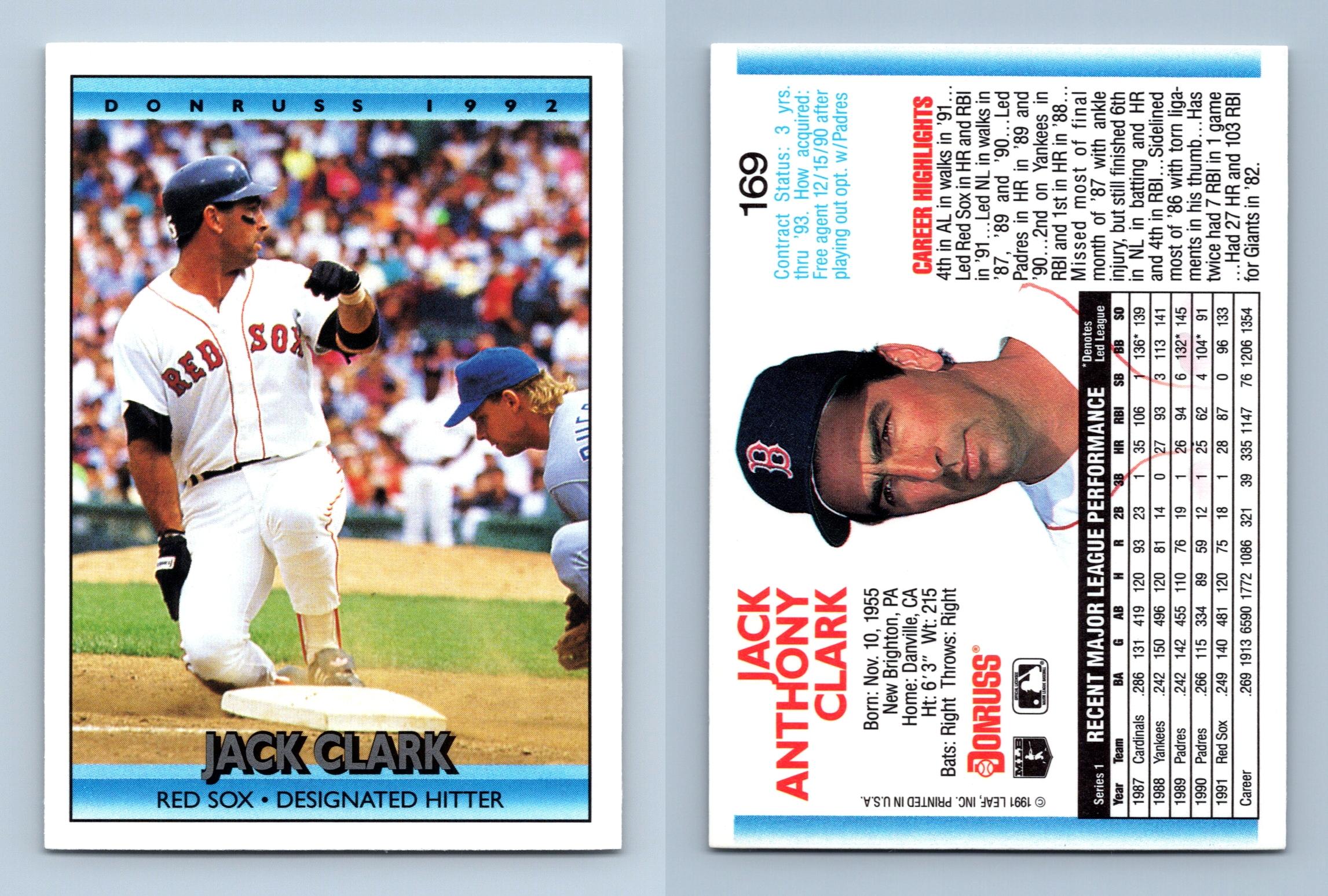 Jay Buhner - Mariners #61 Donruss 1992 Baseball Trading Card