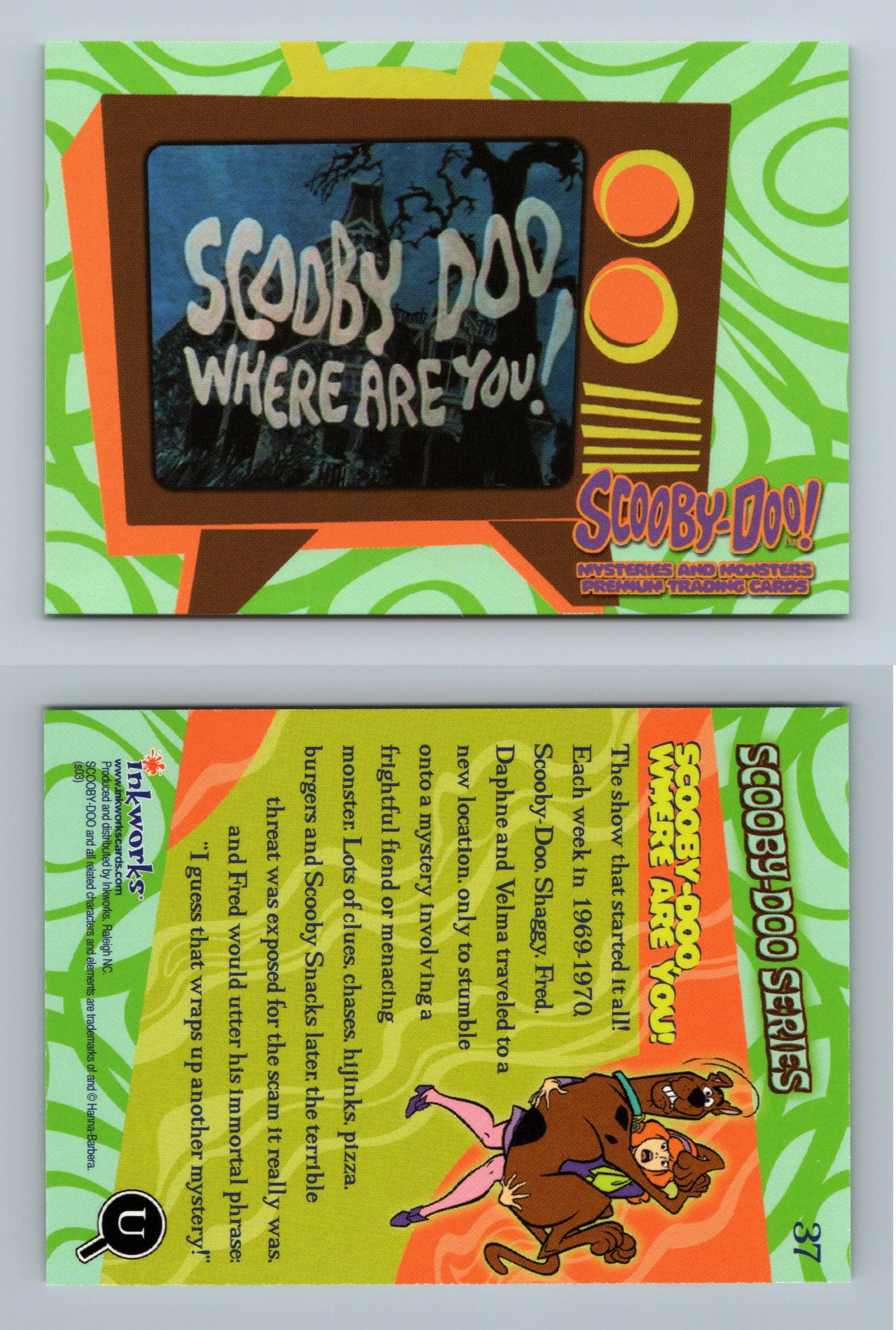 Scooby-Doo Where Are You #37 Scooby-Doo Mysteries & Monsters 2003 ...