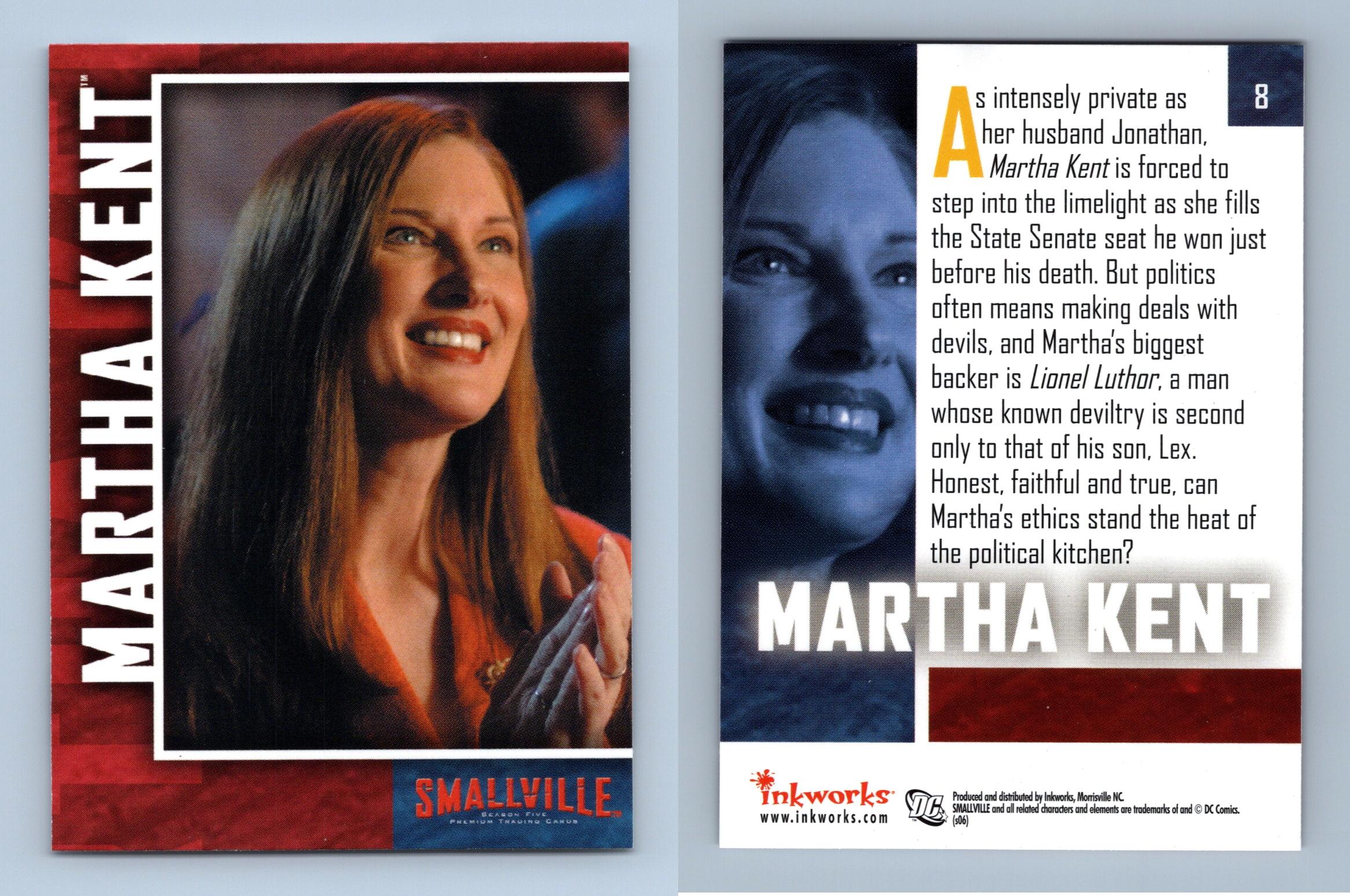 Martha Kent #8 Smallville Season 5 Inkworks Trading Card