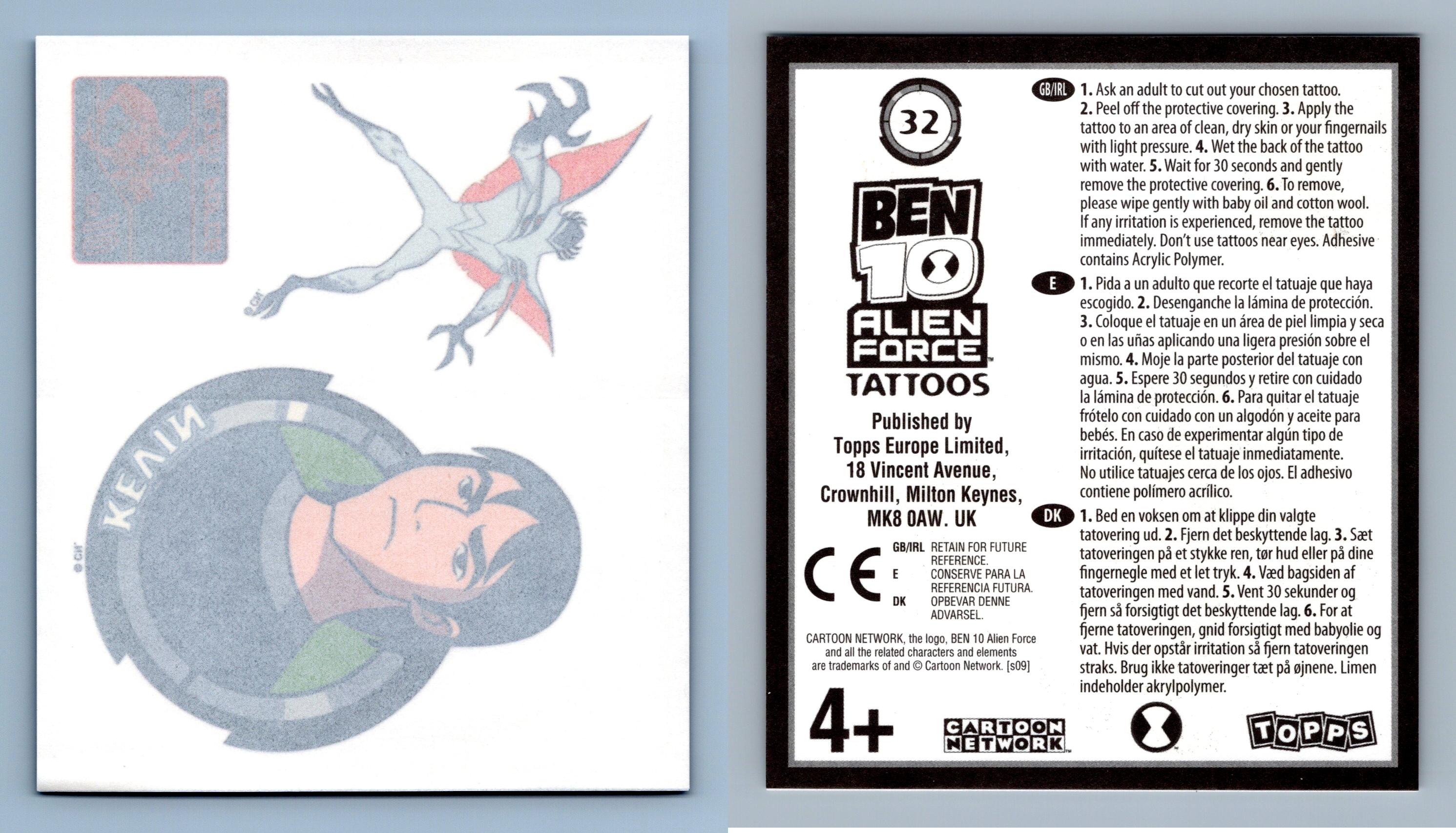 Cannonbolt Ben 10 Tattoo, For Personal at Rs 0.07/piece in Mumbai | ID:  2836380155