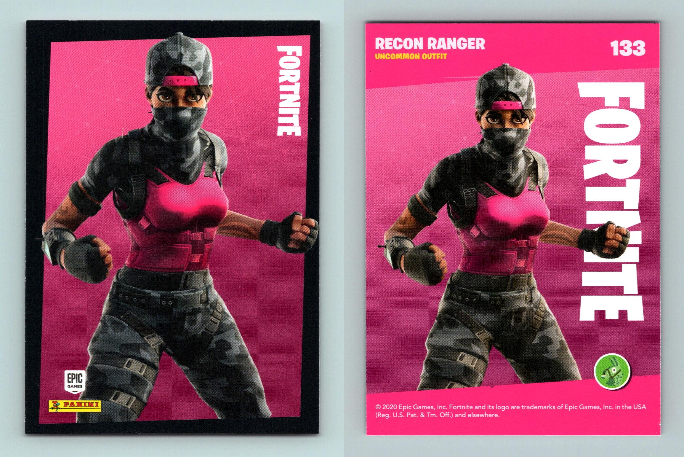 Recon Ranger #133 Fortnite Reloaded 2020 Panini Uncommon Outfit Trading ...