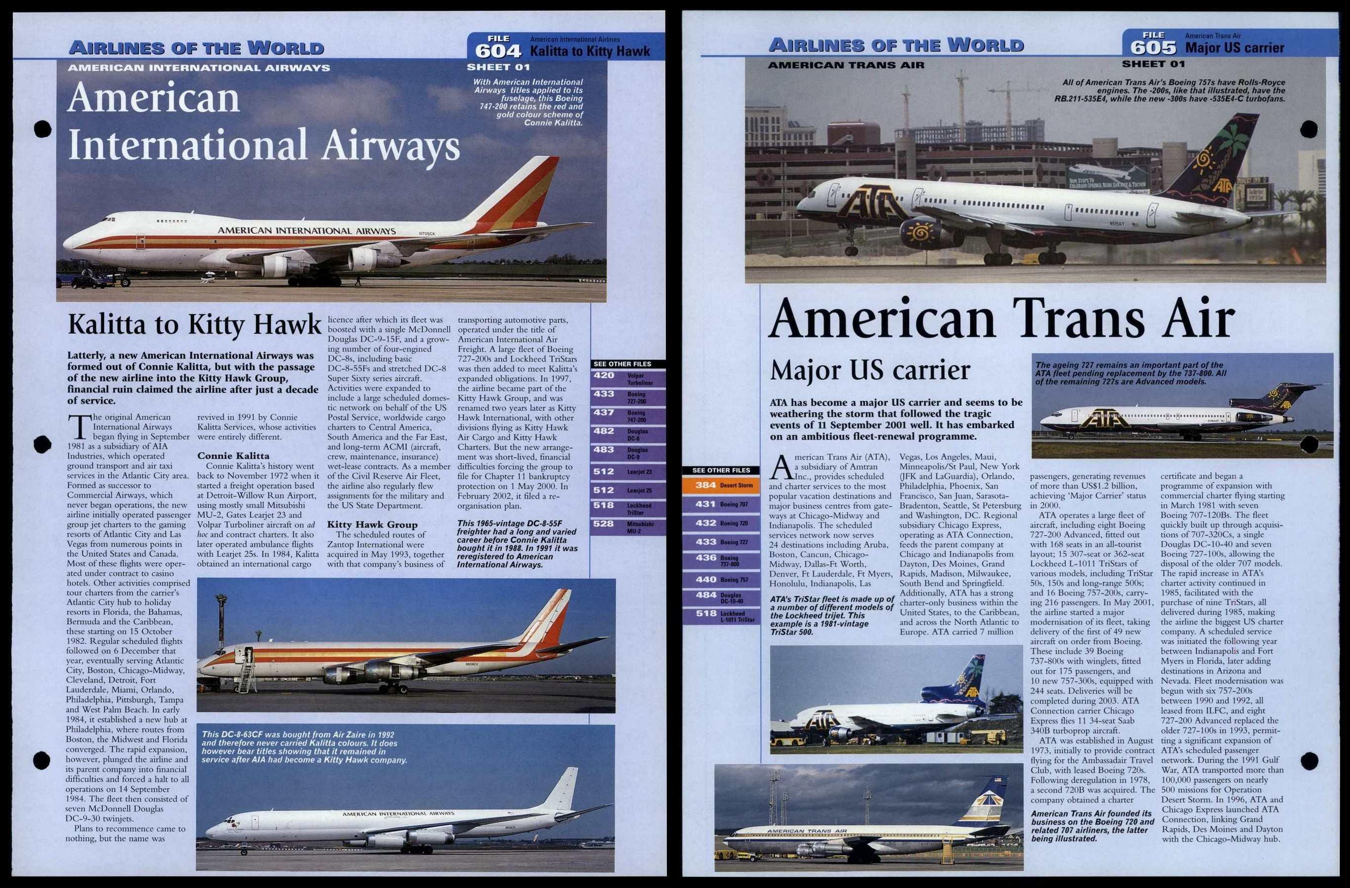 American Int. American Trans Air Airlines 6045 World Aircraft Information Page