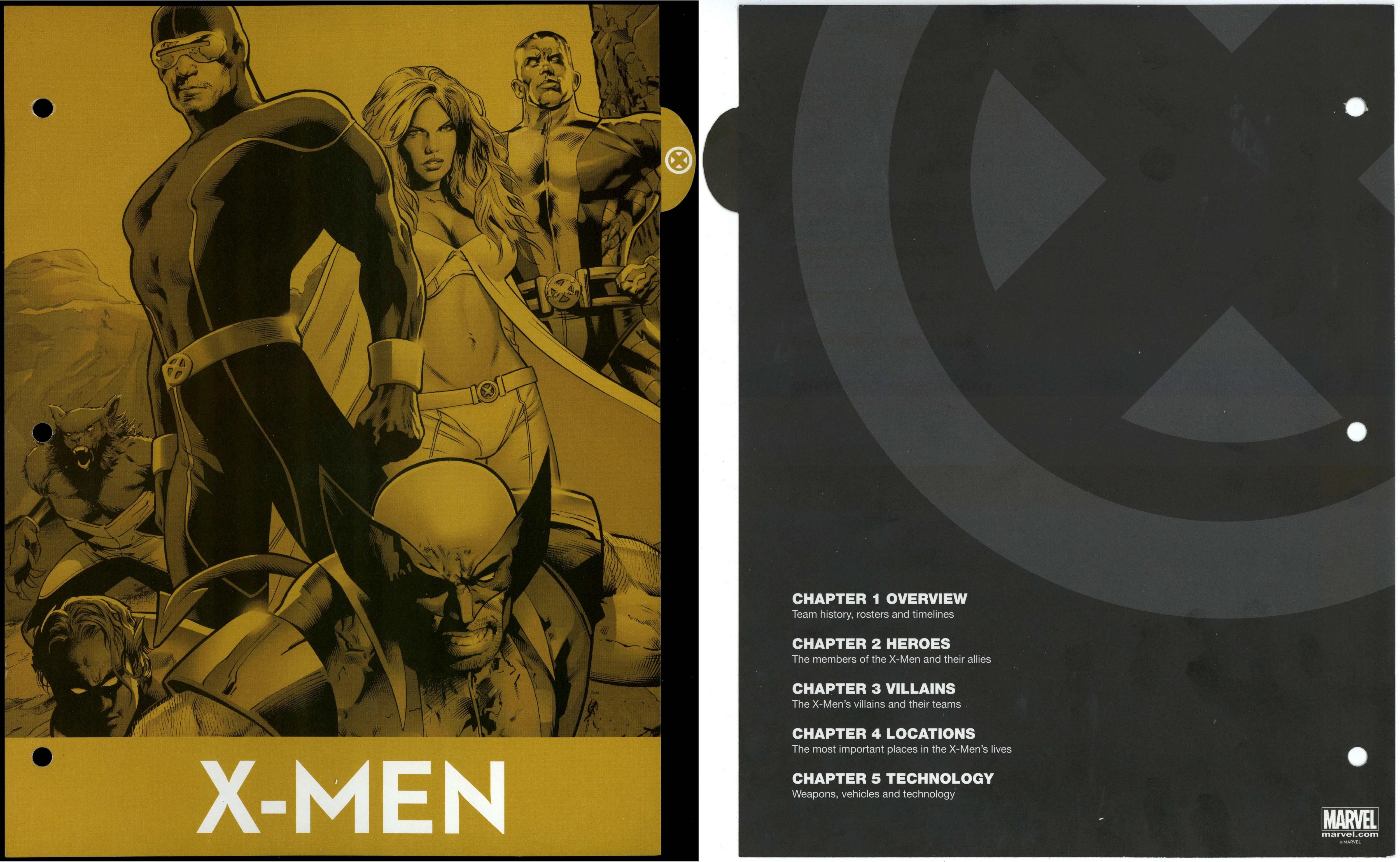 XMen Marvel Fact Files Eaglemoss Divider