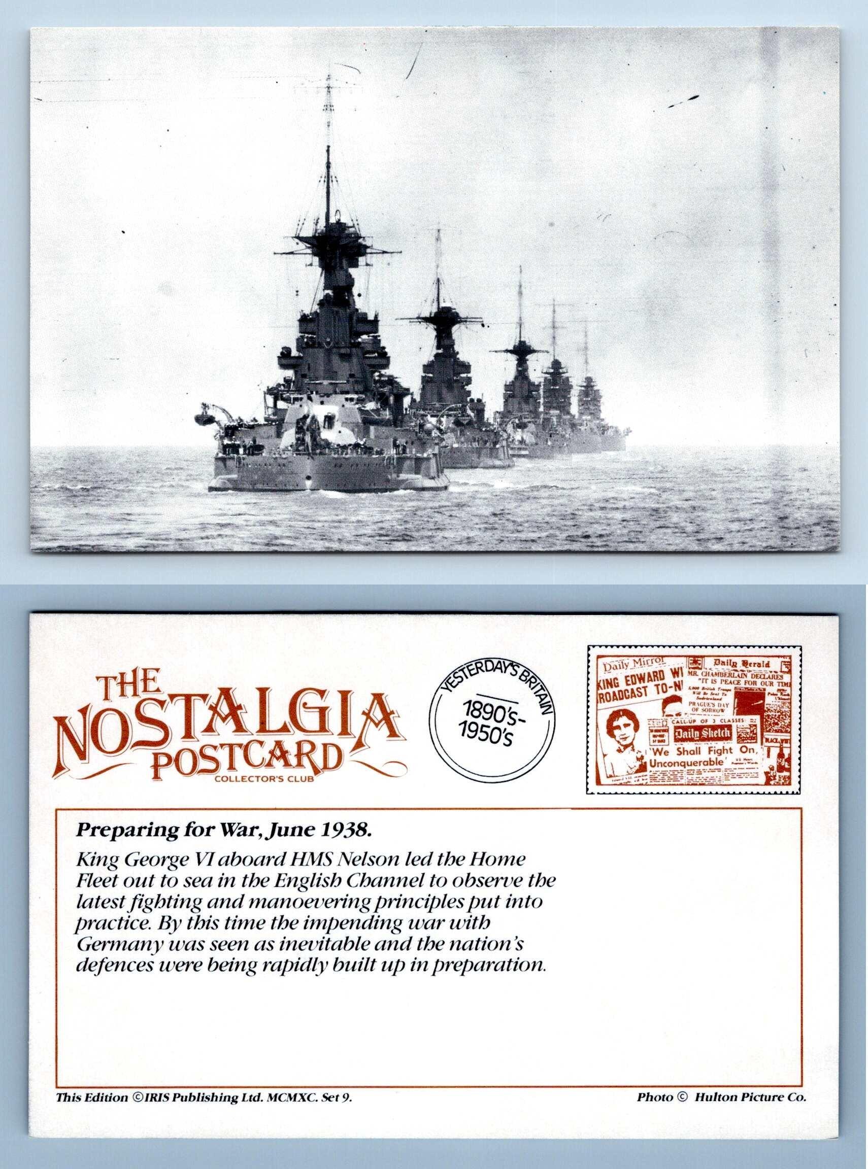 Preparing For War, June 1938 News The Nostalgia Postcard Collectors