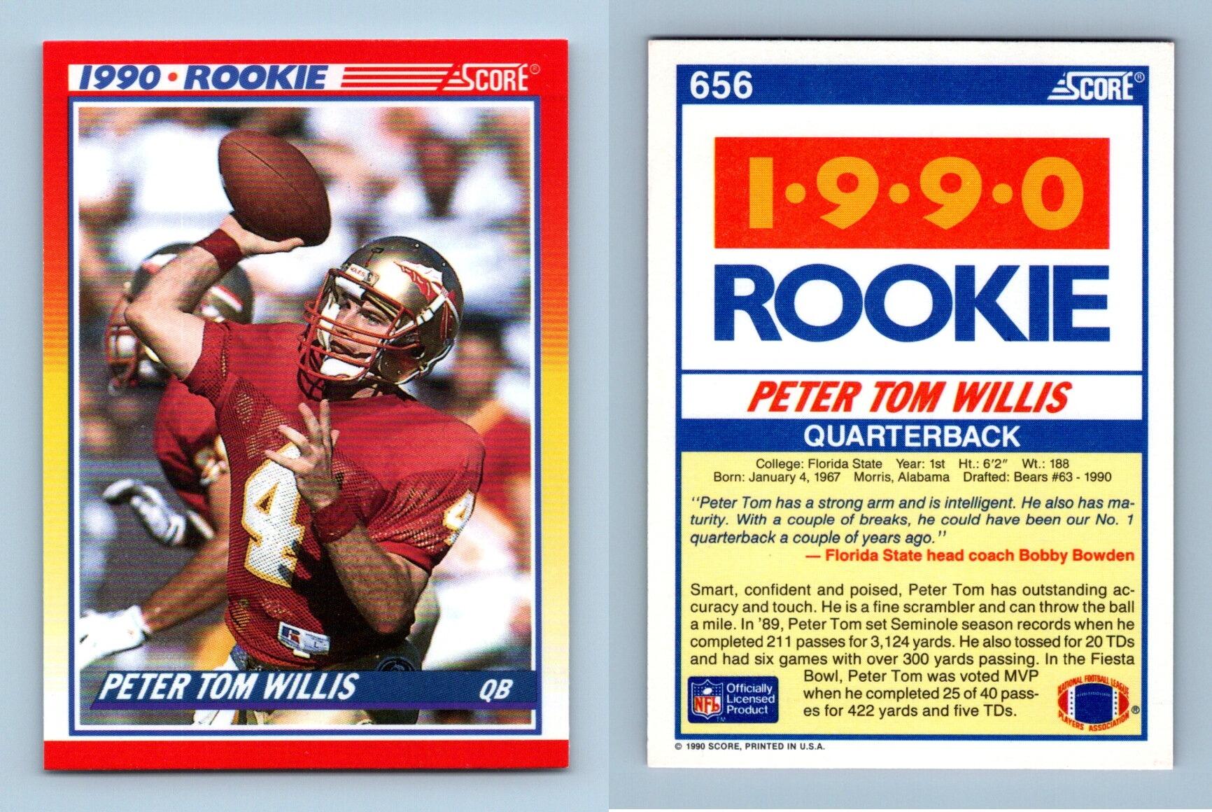  1990 Score Football #269 Jessie Tuggle RC Rookie