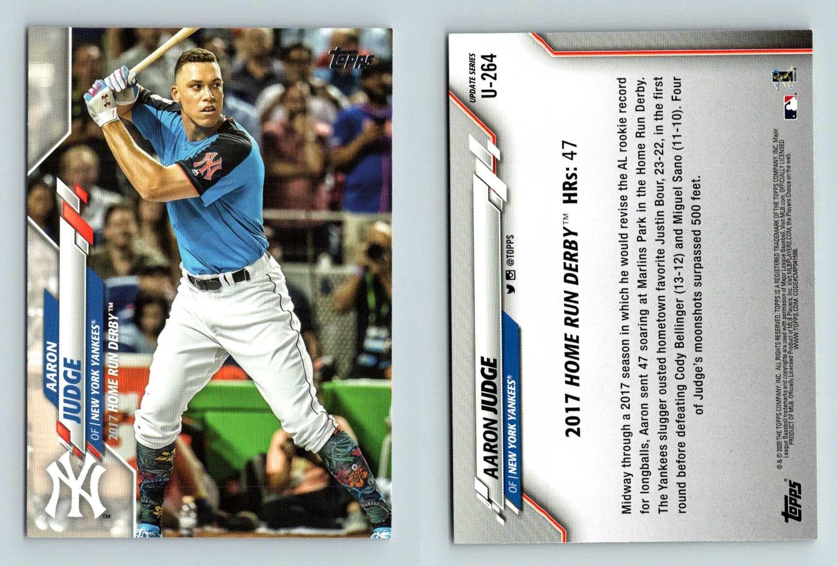 AARON JUDGE Topps Update HOME RUN DERBY ROOKIE CARD New York