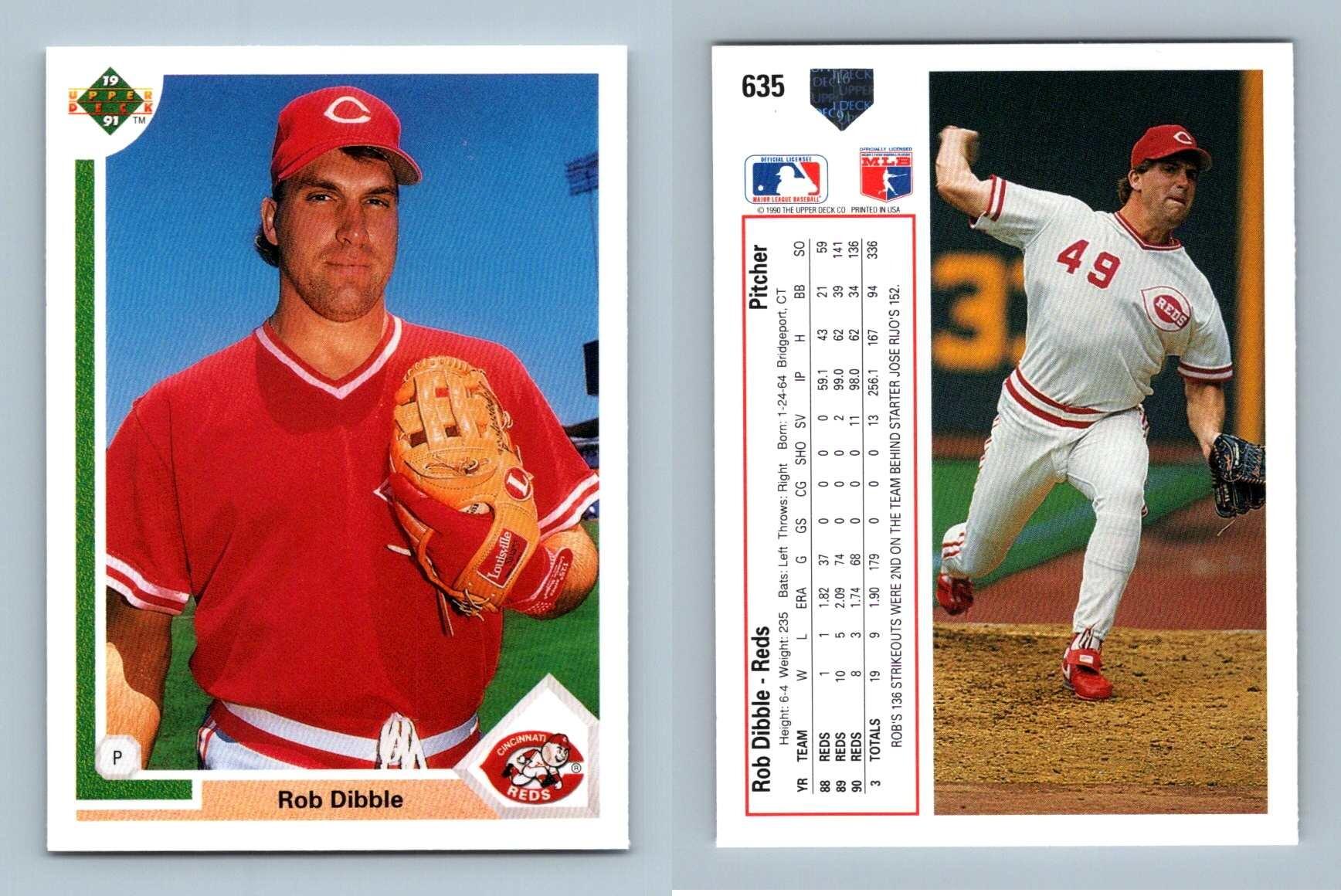 Lot of 10 Different Rob Dibble Baseball Cards