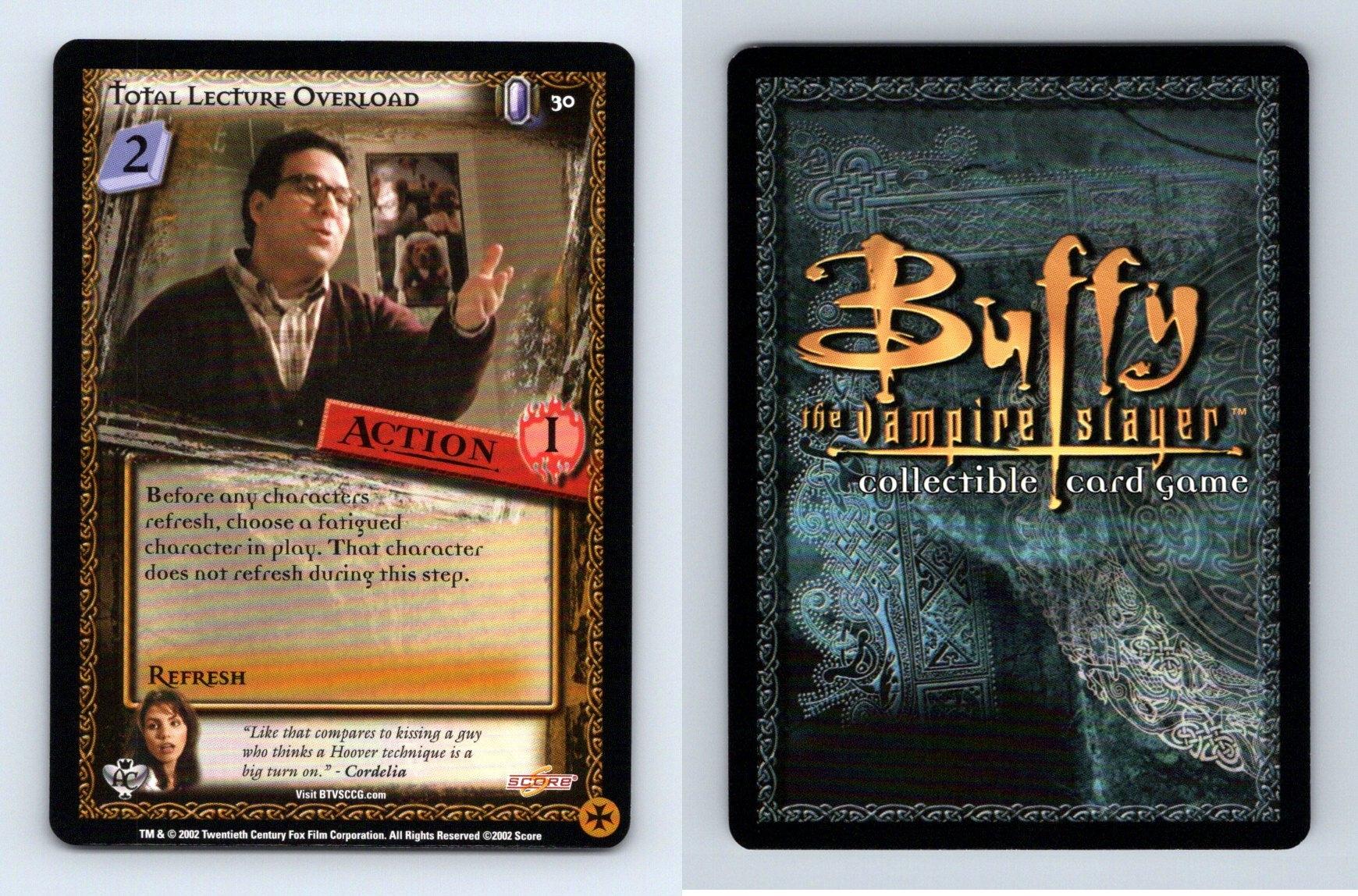 Buffy The Vampire Slayer Angels Curse 2002 Ccg