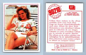 Andrea Brandon #66 Beverly Hills 90210 Panini 1991 Sticker