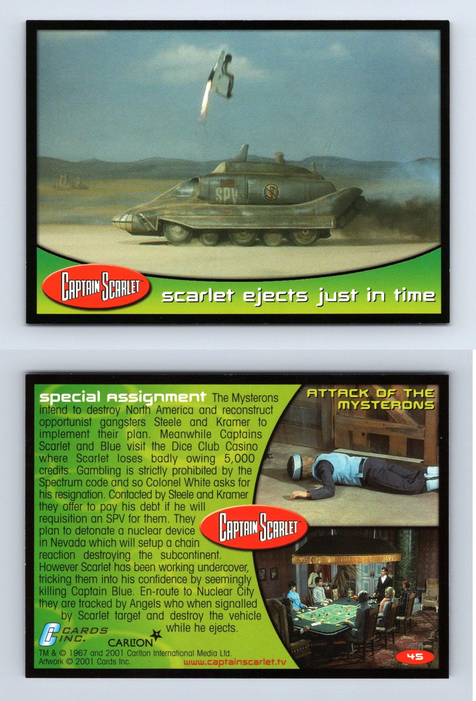 Special Assignment #45 Captain Scarlet 2001 Cards Inc Trading Card