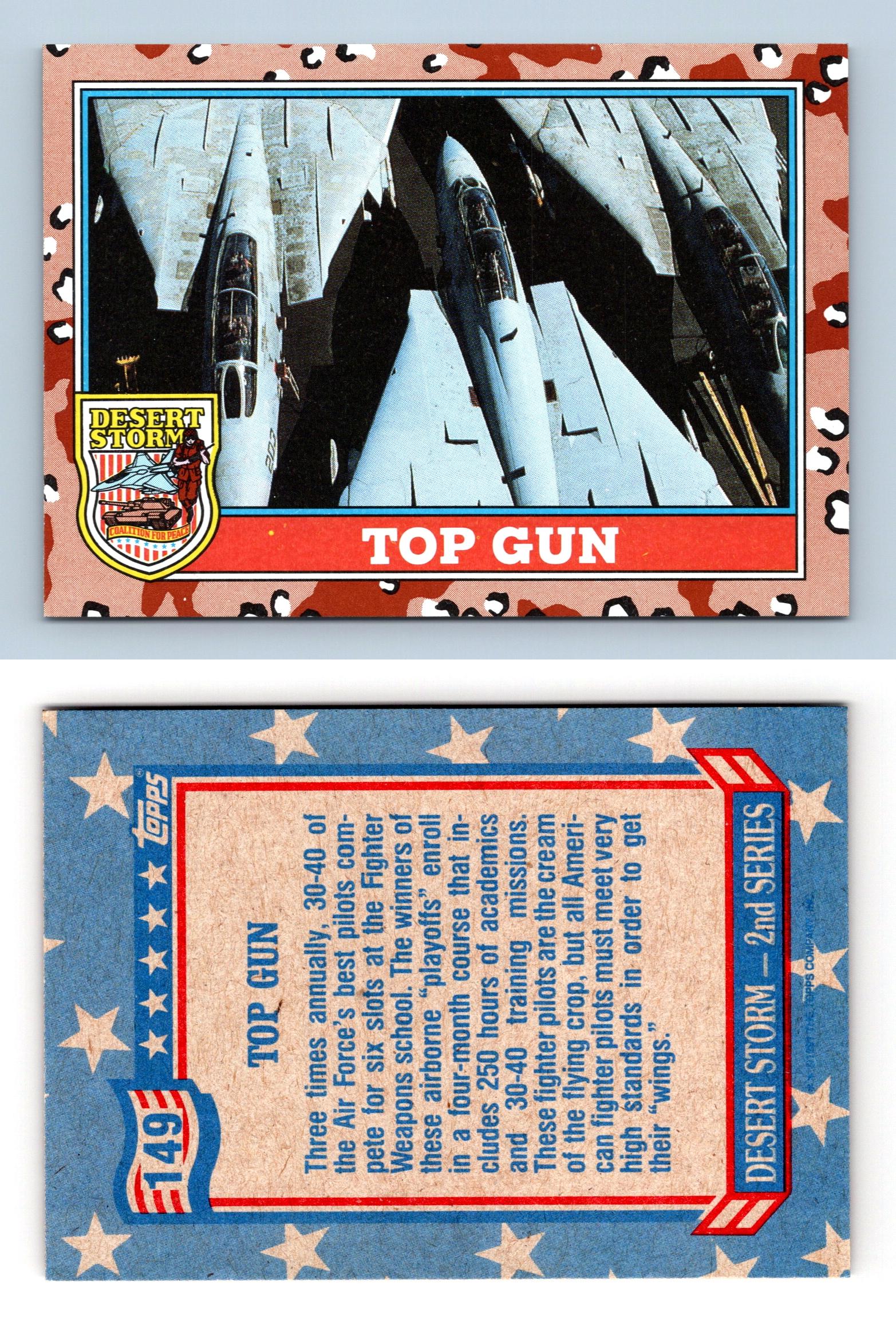 Top Gun #149 - Desert Storm 2nd Series 1991 Topps Trading Card