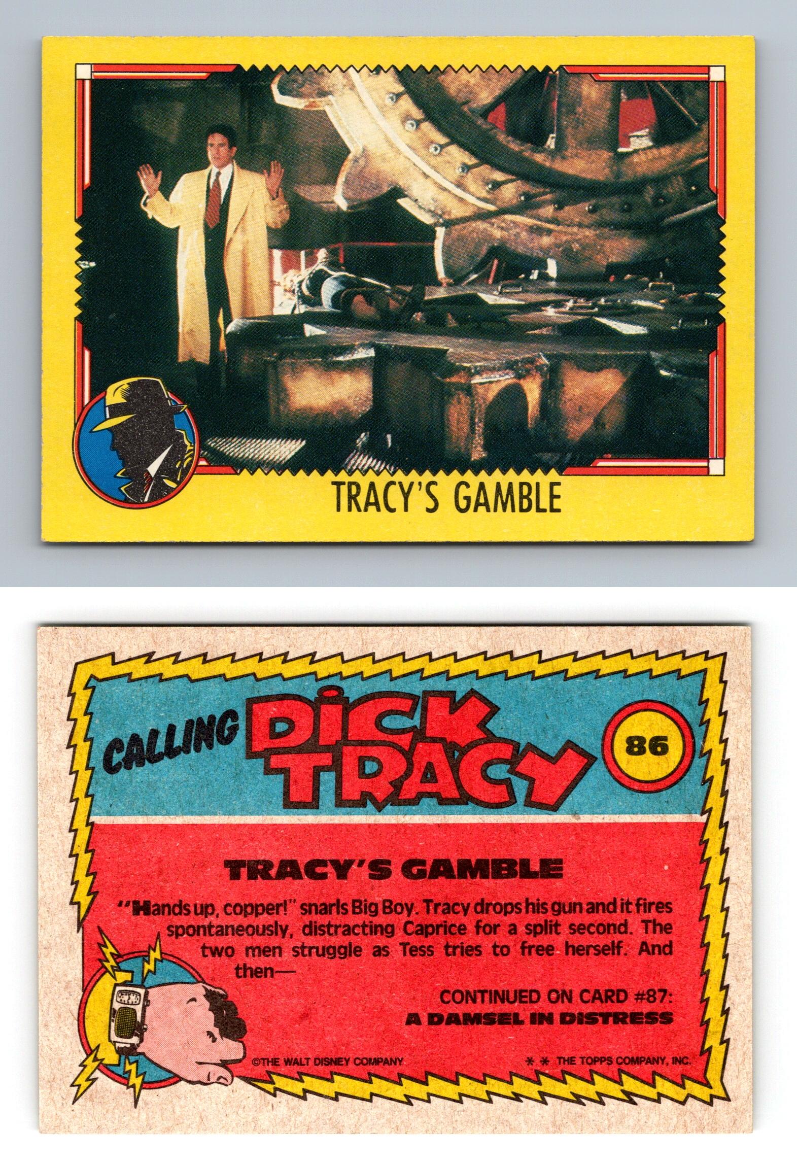 A Damsel In Distress 87 Dick Tracy Movie 1990 Topps Trading Card