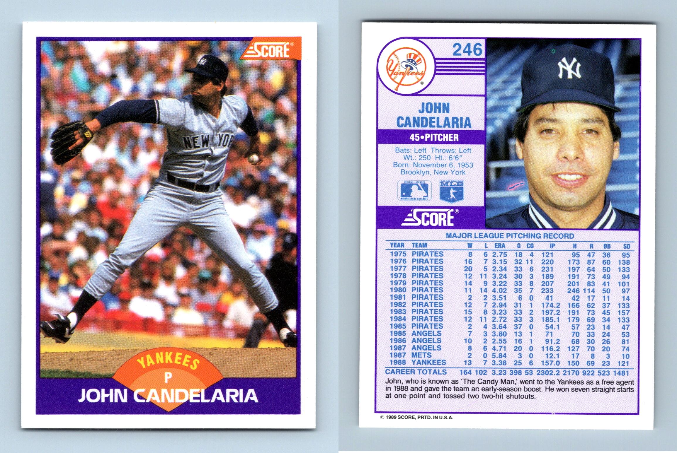 John Candelaria 1987 Topps #630 California Angels Baseball Card