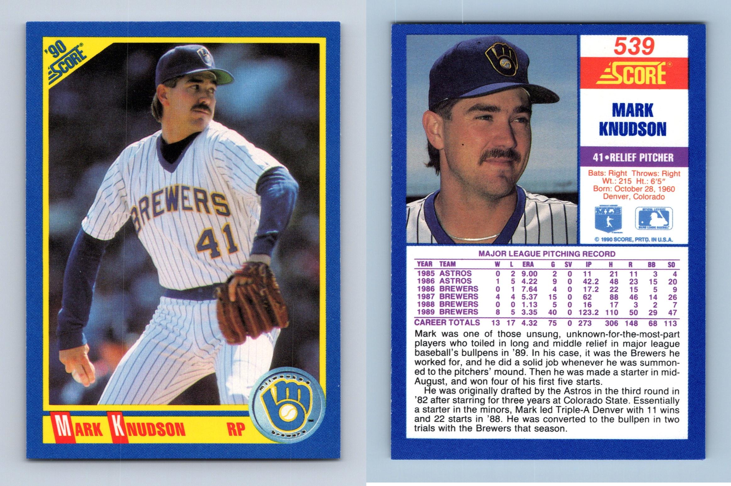 Lou Whitaker - Tigers #75 Score 1990 Baseball Trading Card