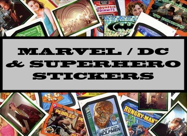 Marvel / DC & Superhero Stickers