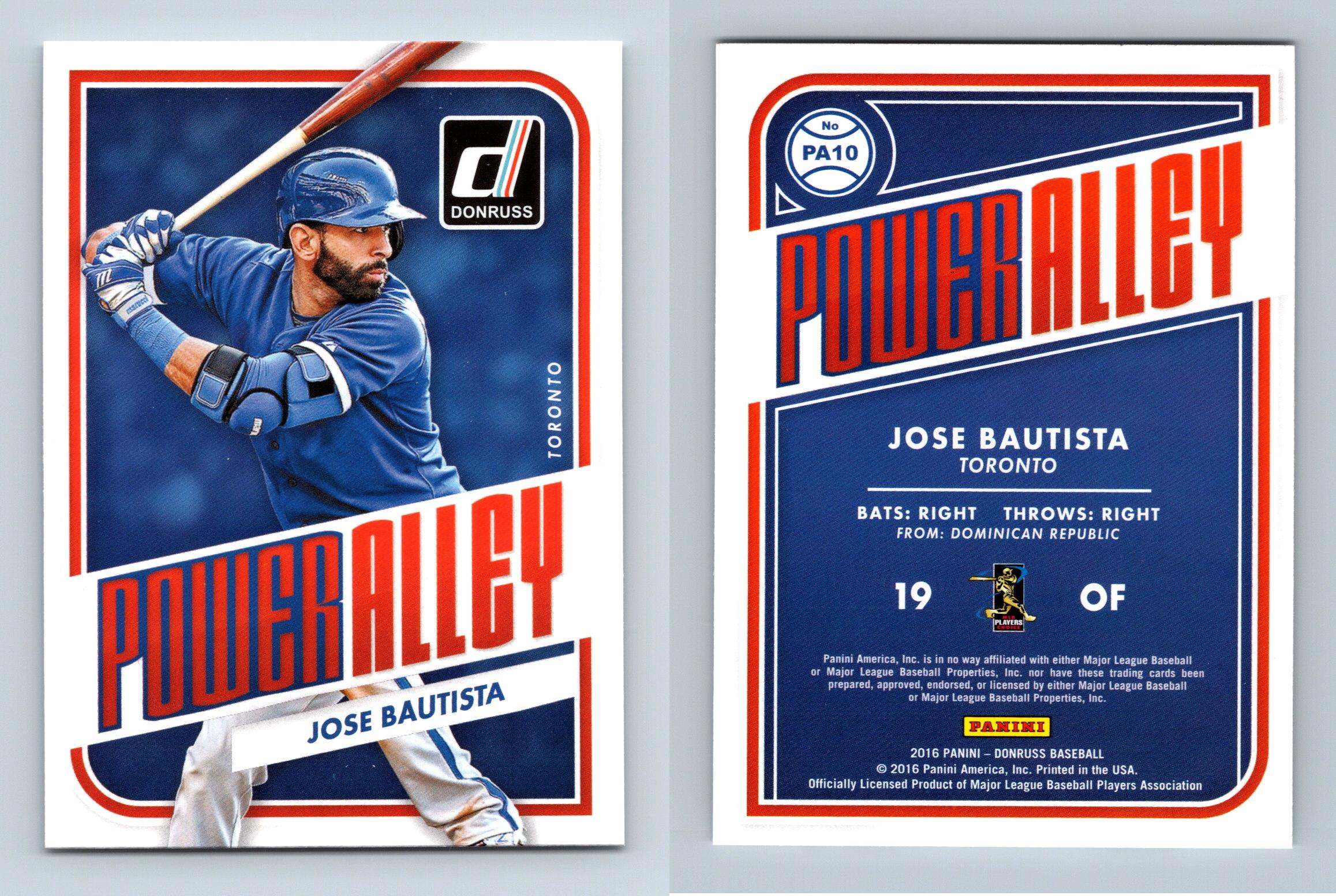 Jose Bautista Baseball Trading Cards
