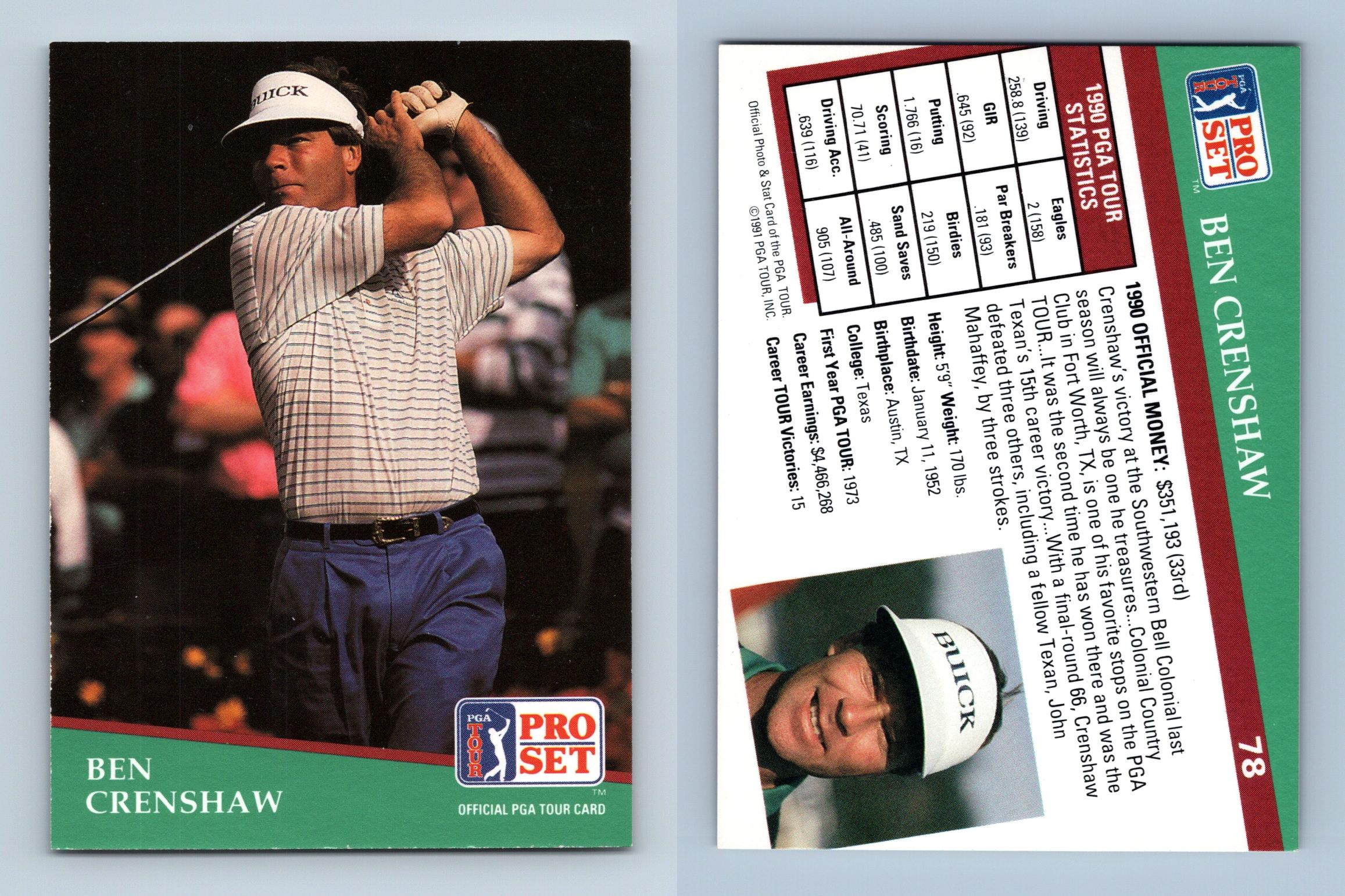 Top Pro Set 100 PGA Tour Cards