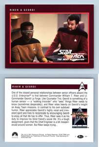 25th Anniversary "THE OUTRAGEOUS OKONA" #40 Trading Card Impel Star Trek 