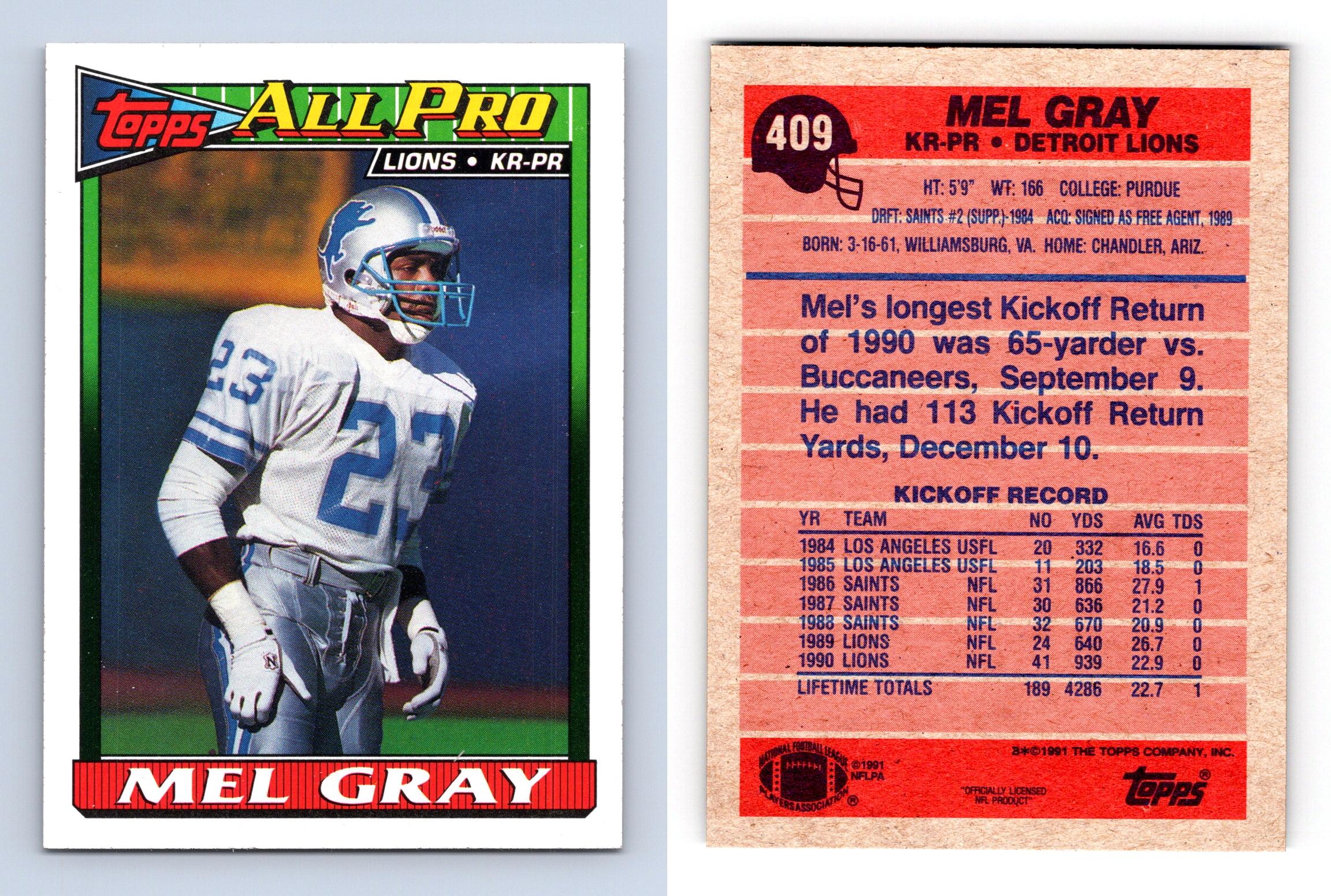 Mel Gray Football Cards