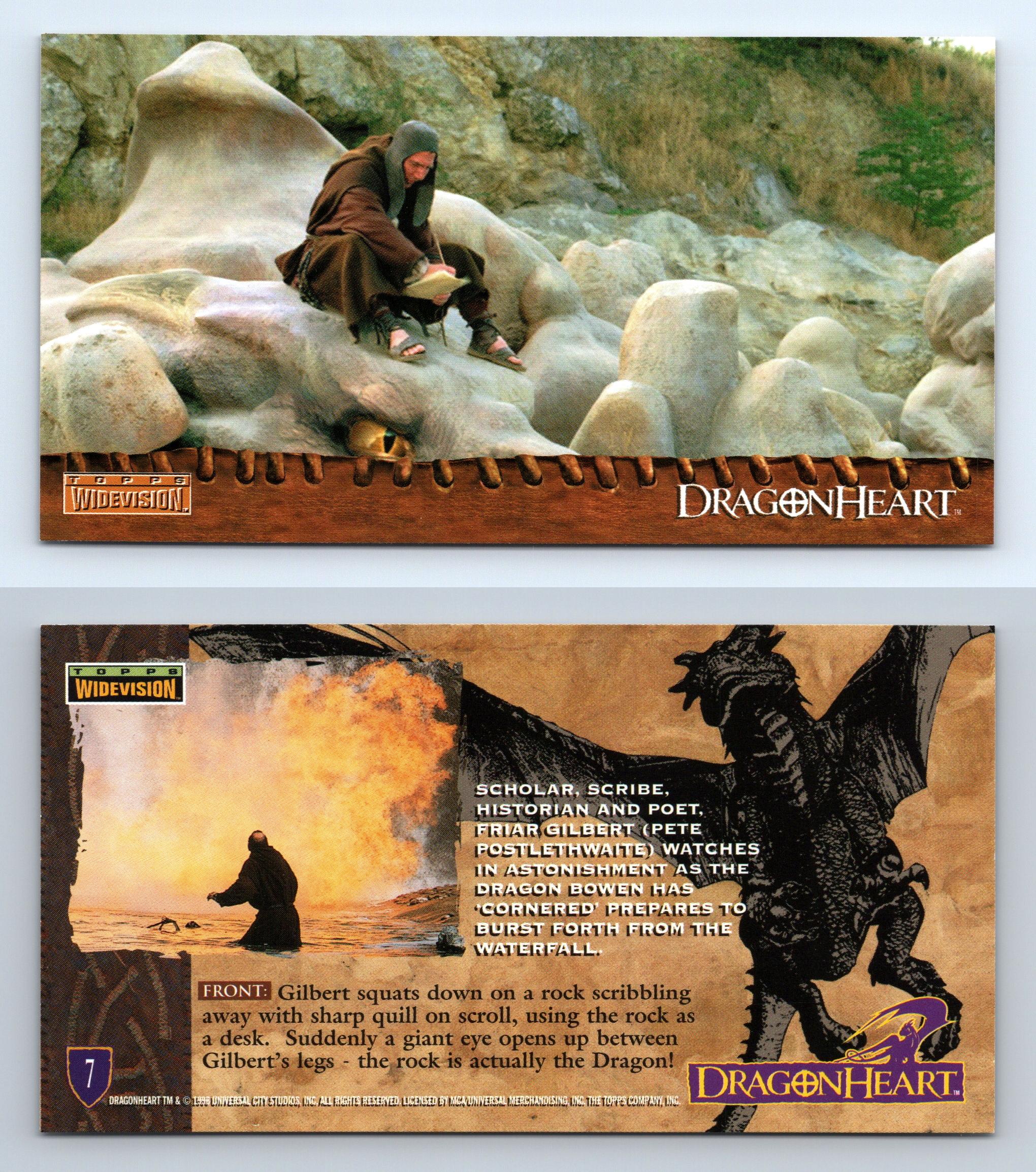 Dragonheart 7 Topps 1996 Widevision Trading Card