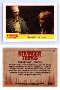Stranger Things Trading Cards #29 “Defining Friends” 