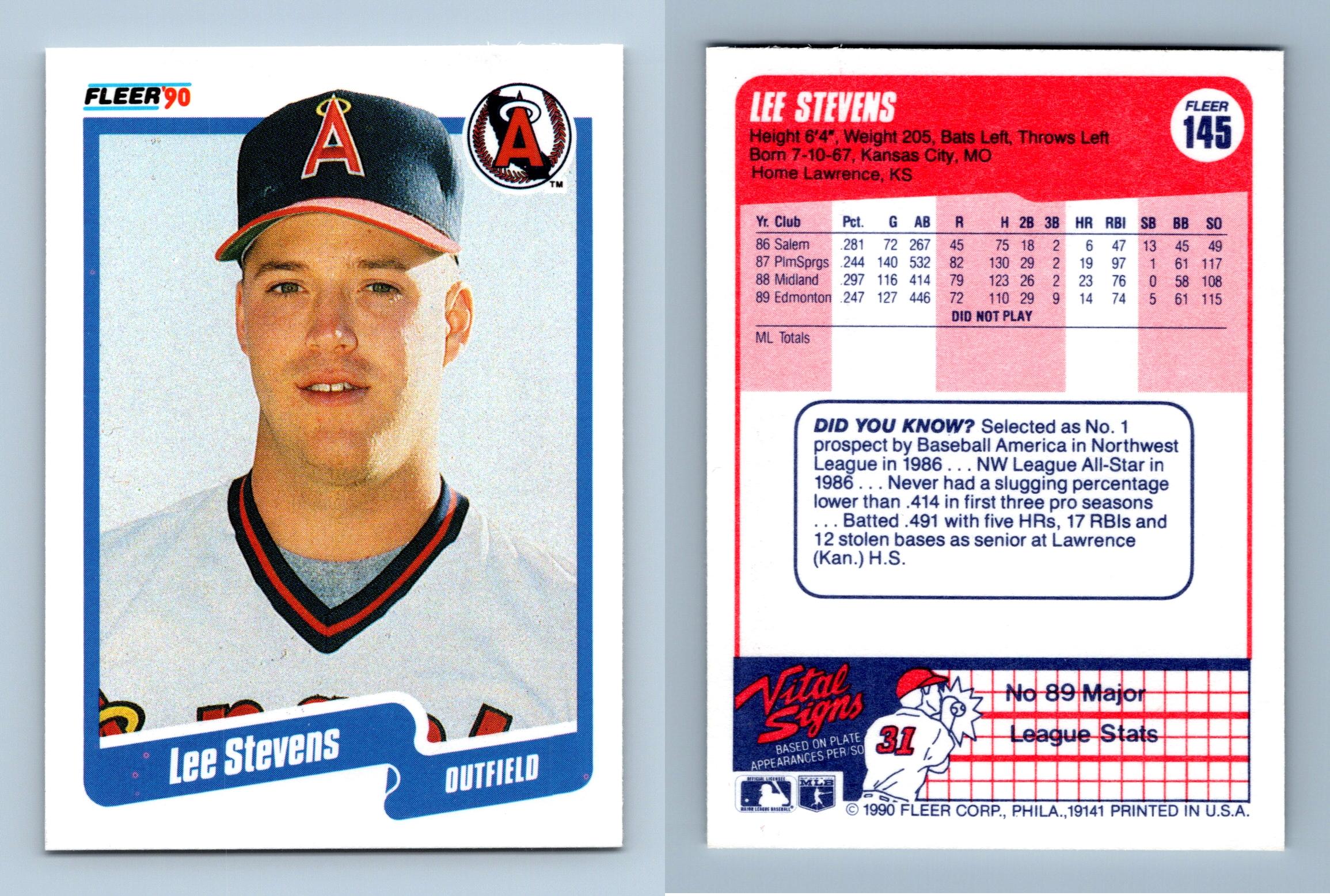Wally Joyner - Angels #136 Fleer 1990 Baseball Trading Card