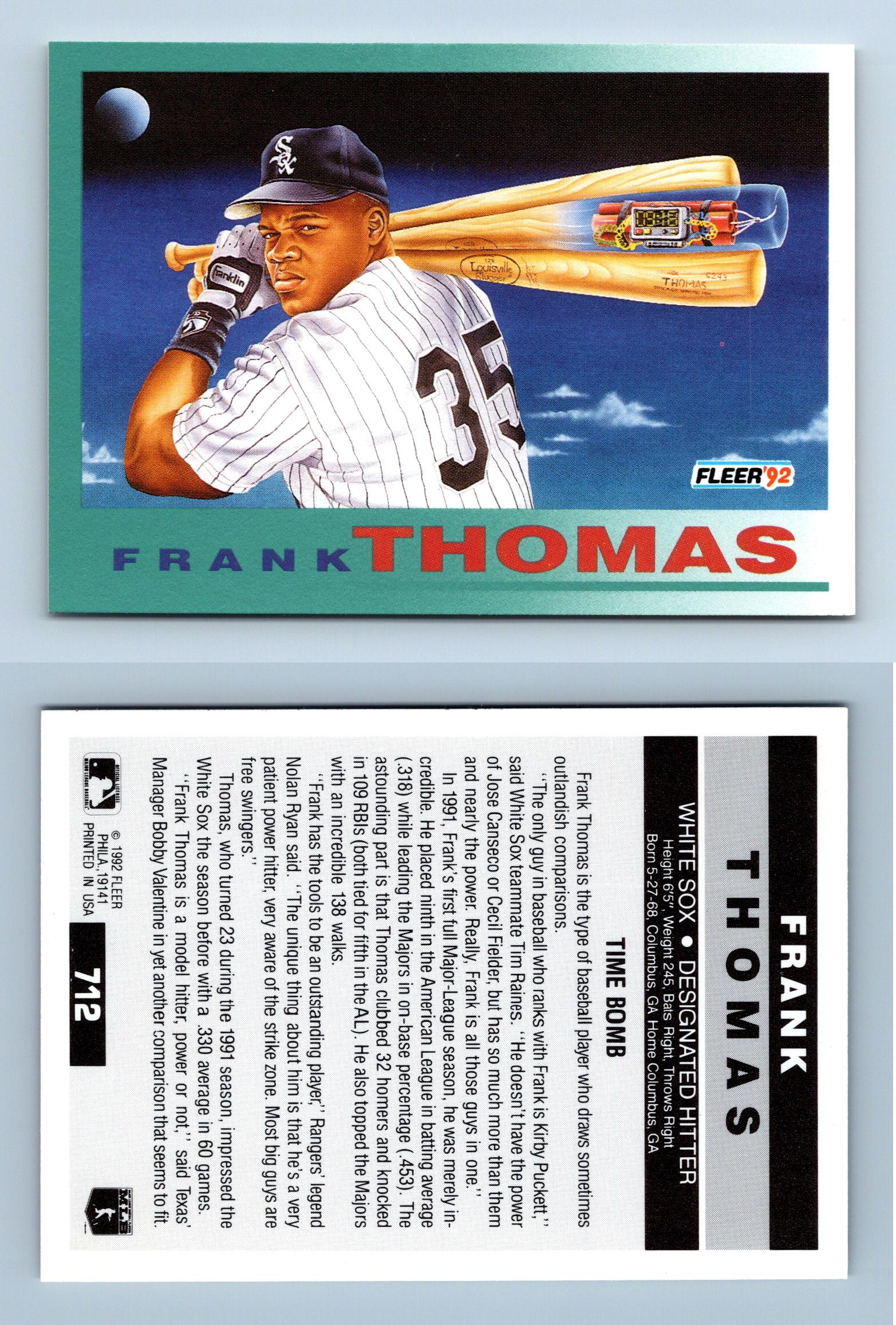 frank thomas height weight