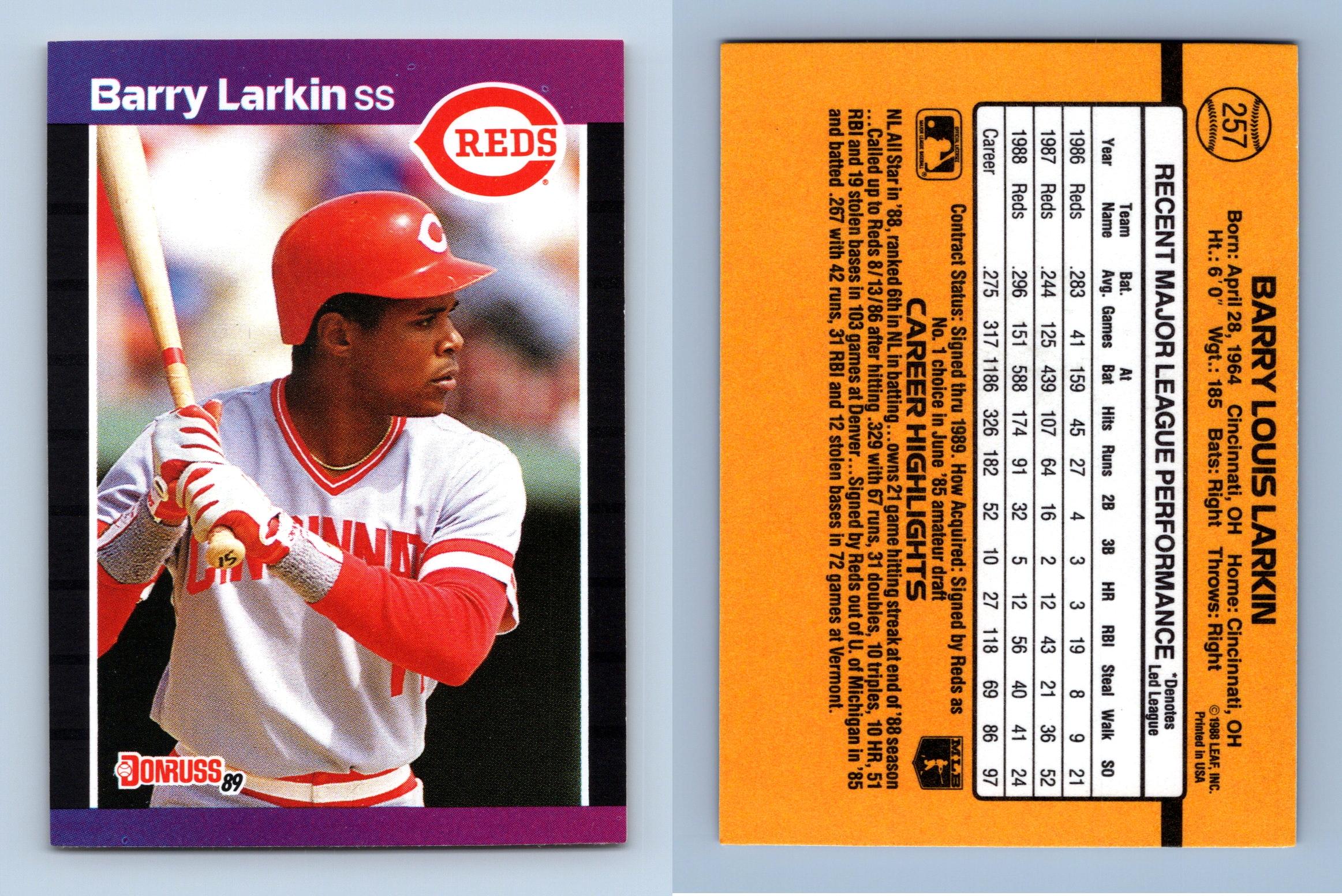  Various Brands Cincinnati Reds Barry Larkin 20 Trading