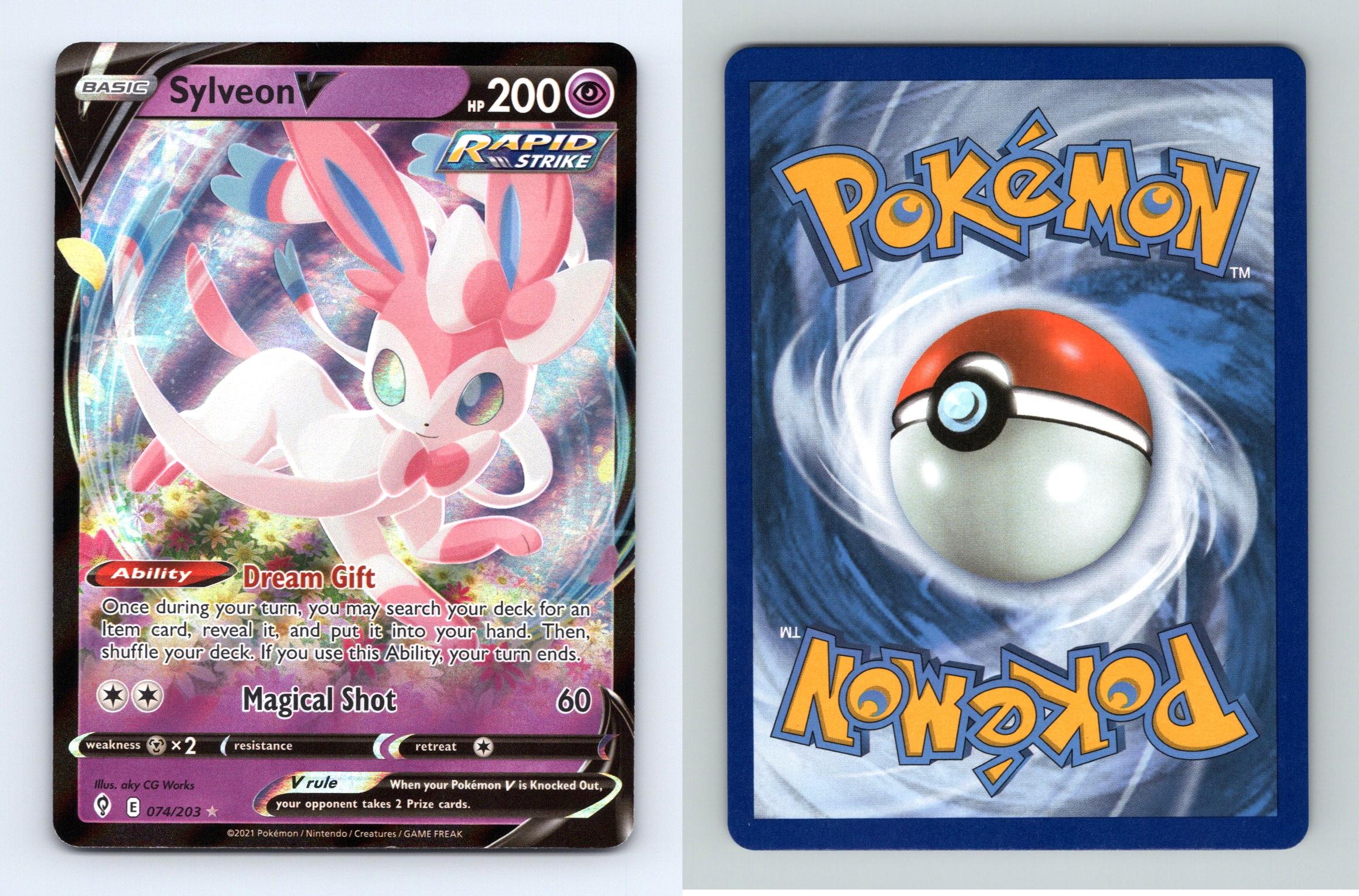 Sylveon-V (74/203), Busca de Cards