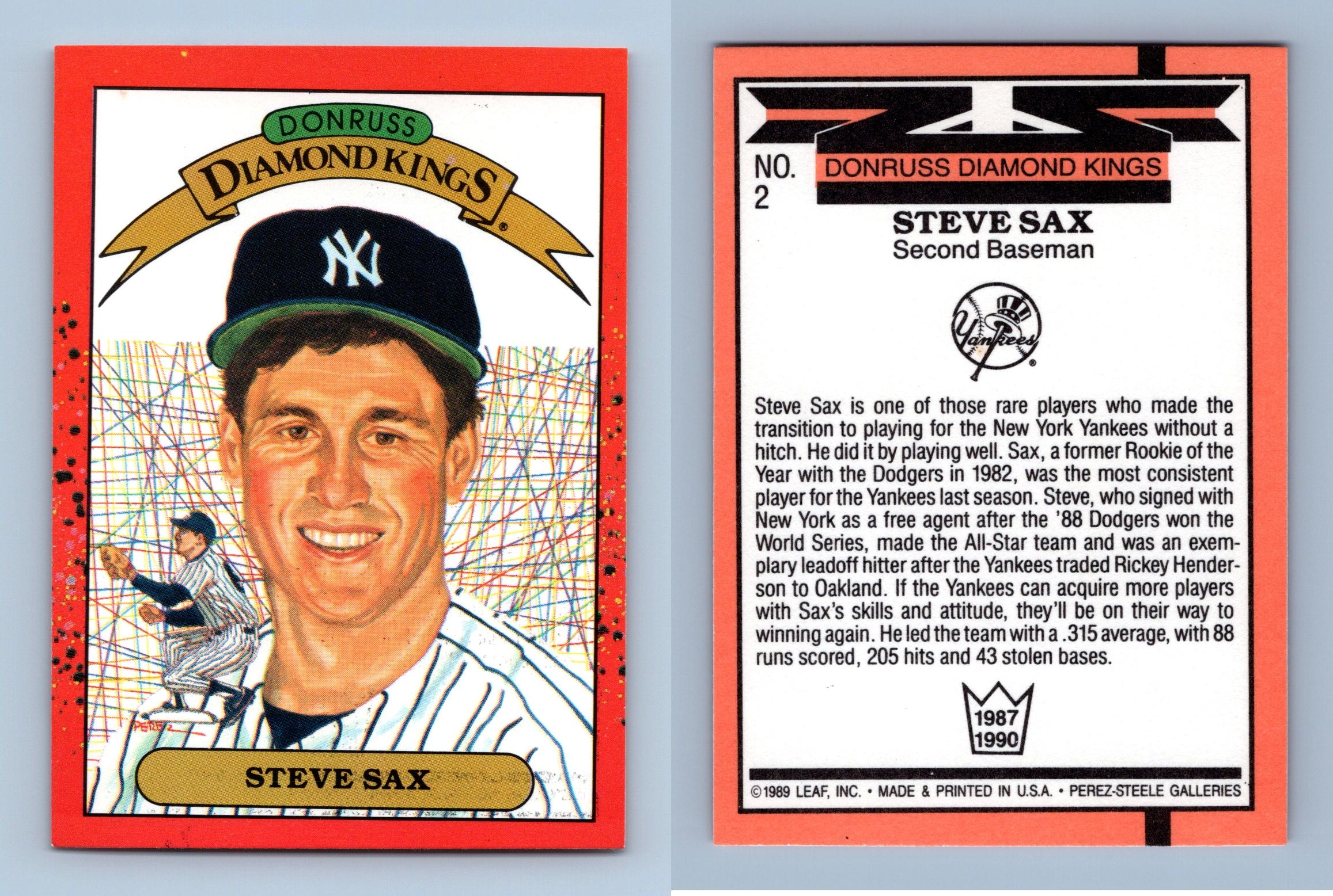 Steve Sax Baseball Cards