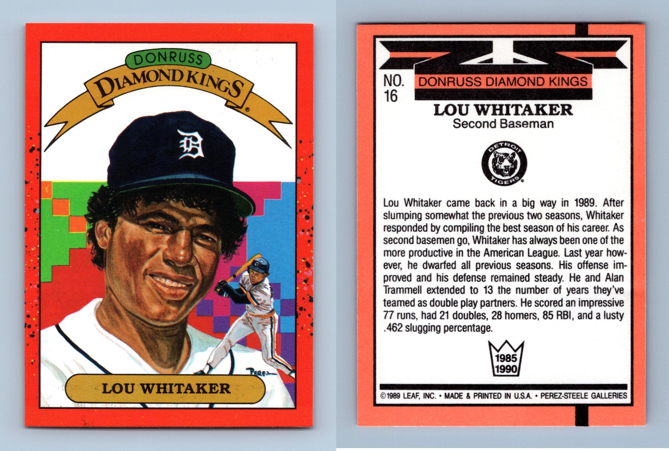 1985 Fleer Lou Whitaker