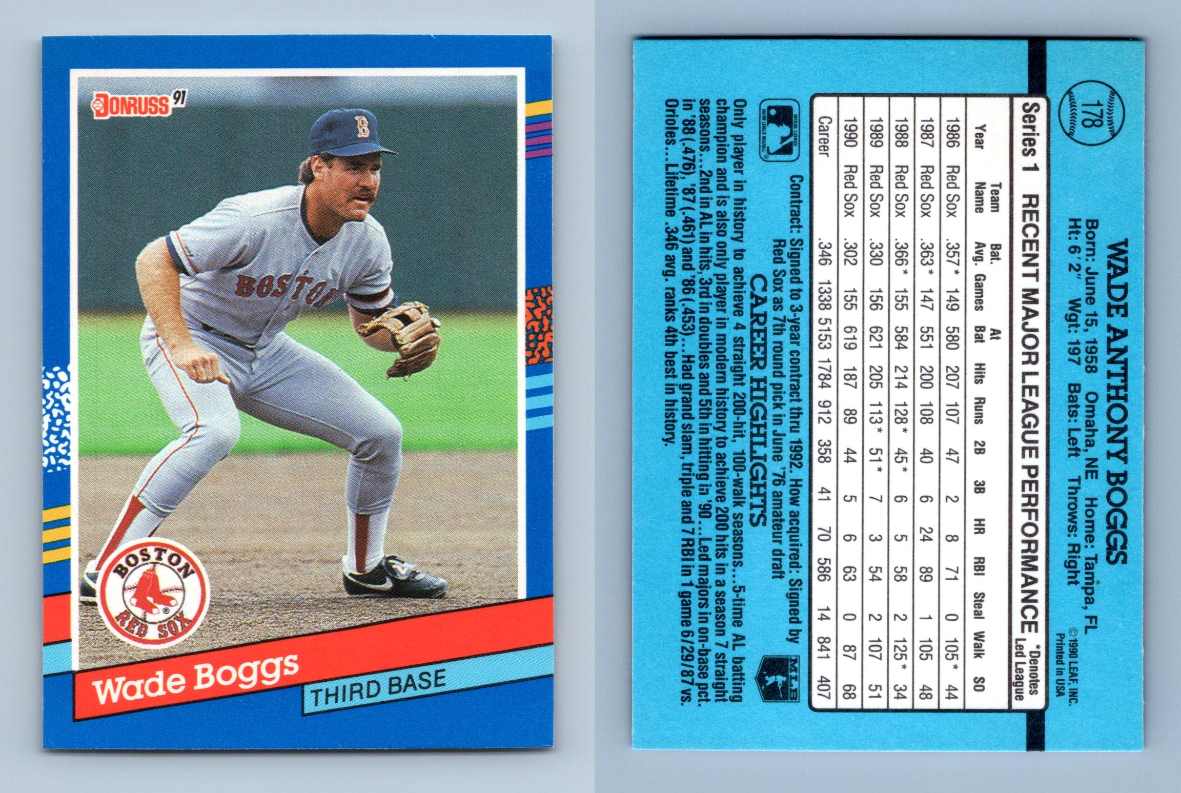 Red Sox on X: #TBT to Wade Boggs' 1986 season when he earned his