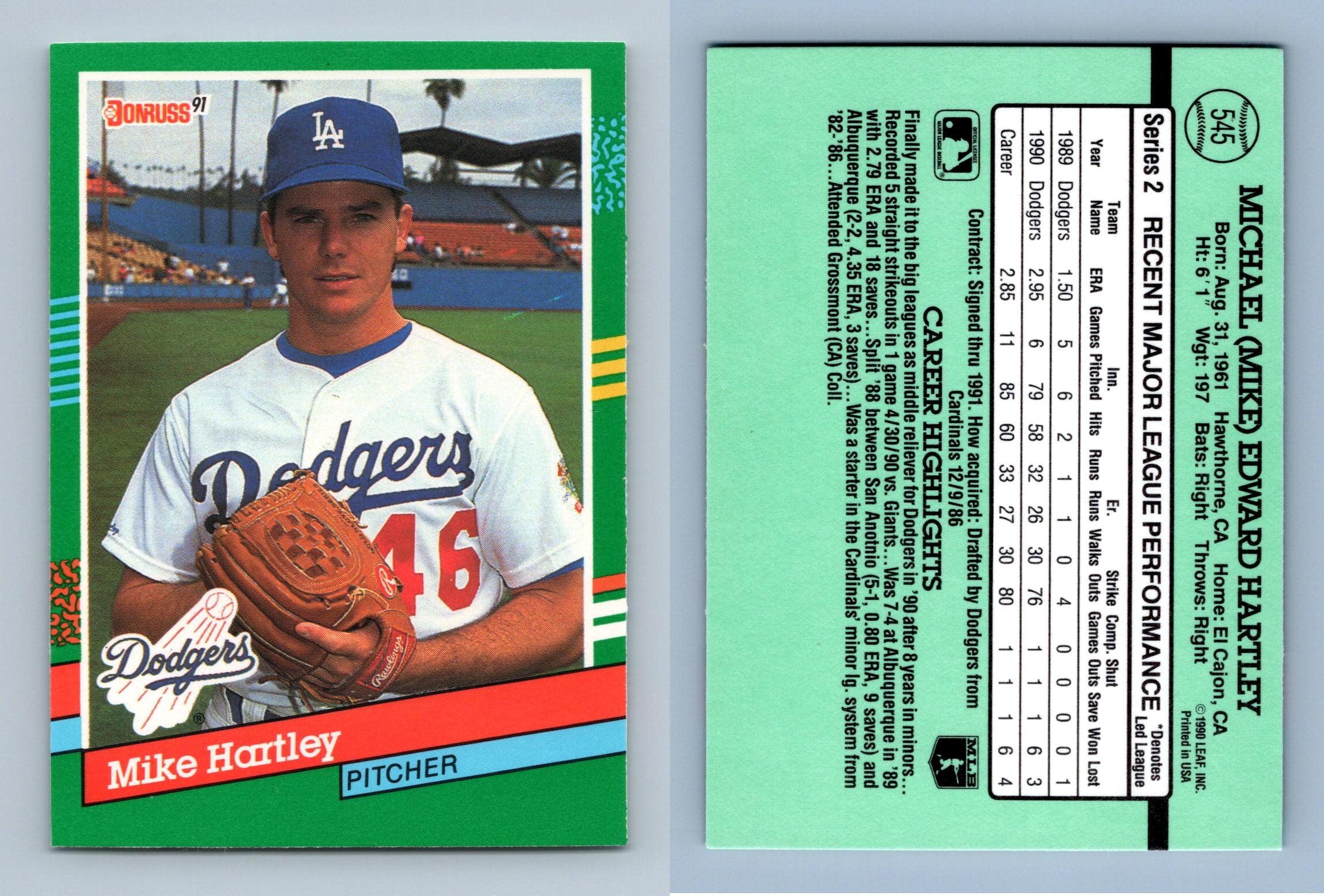 Donna Pall - White Sox #215 Donruss 1991 Baseball Trading Card