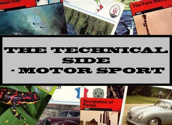 The Technical Side - Motor Sport