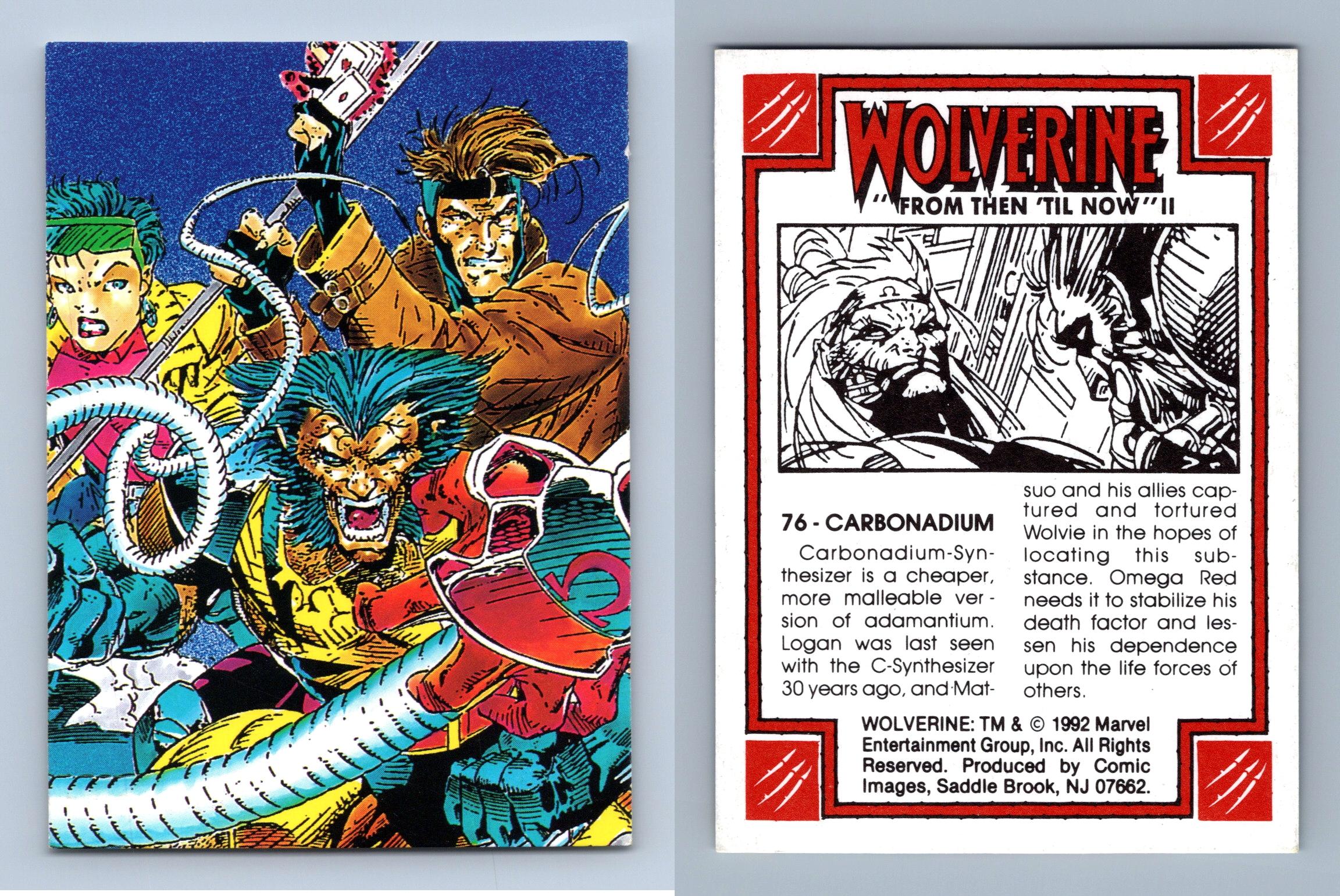 Carbonadium #76 Wolverine From Then Til Now II 1992 Comic Images ...