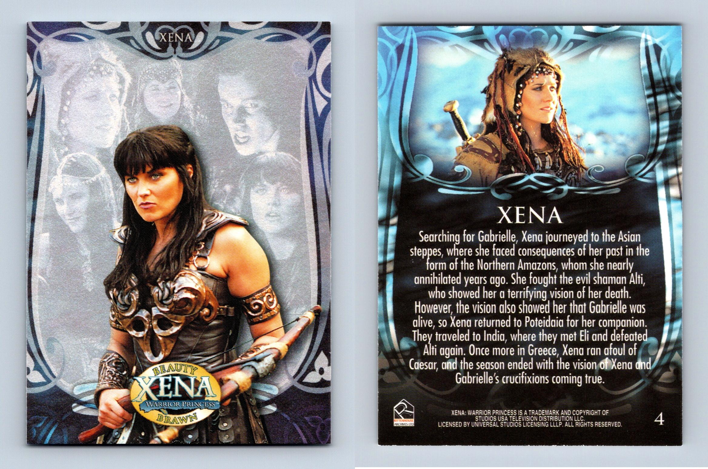 Xena #4 Xena Beauty & Brawn 2002 Rittenhouse Trading Card