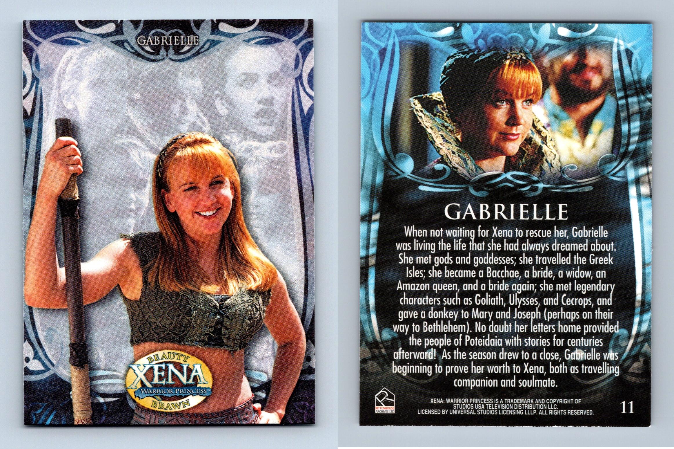 Gabrielle #11 Xena Beauty & Brawn 2002 Rittenhouse Trading Card