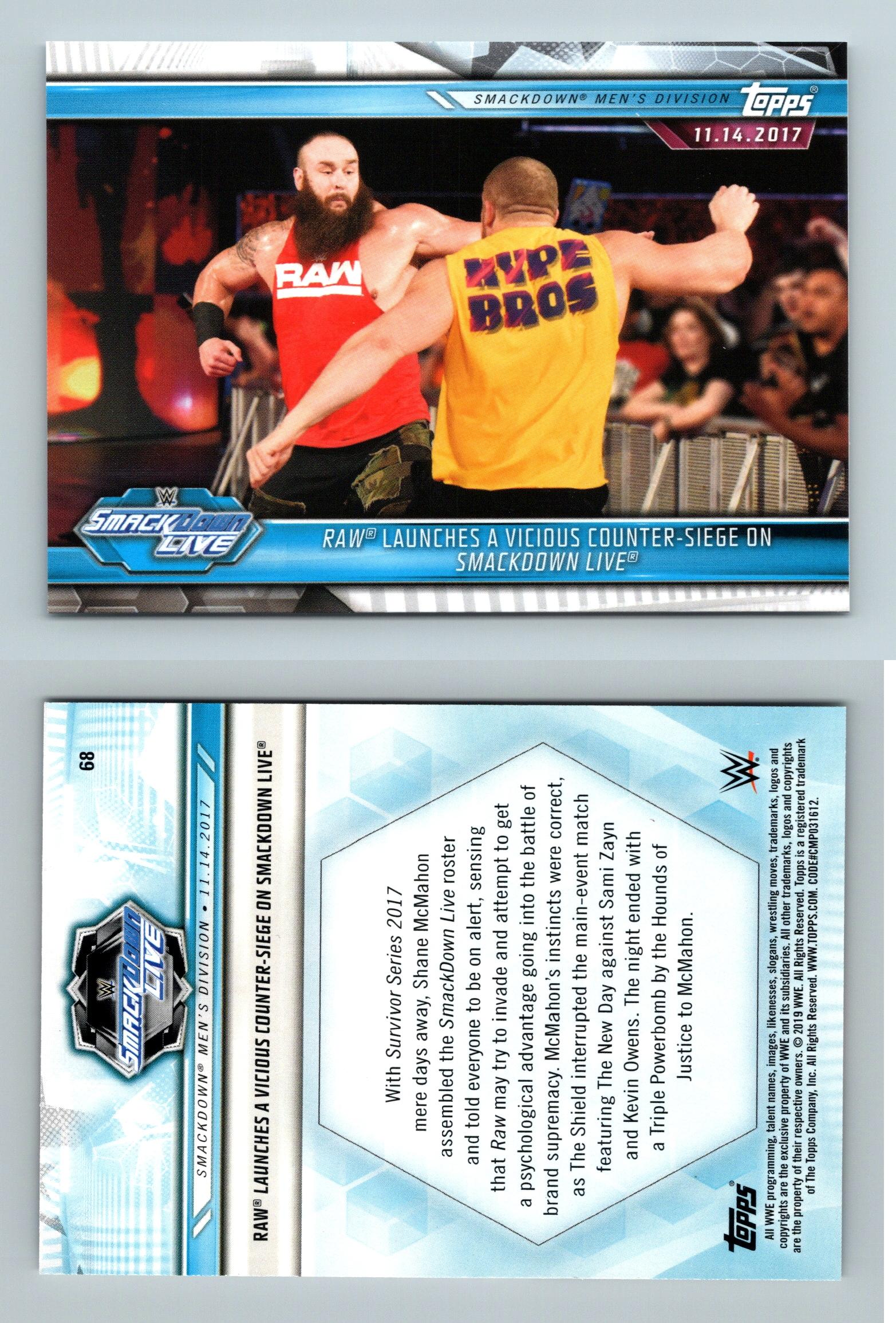 RAW Launches A Vicious CounterSiege 68 WWE Champions 2019 Topps