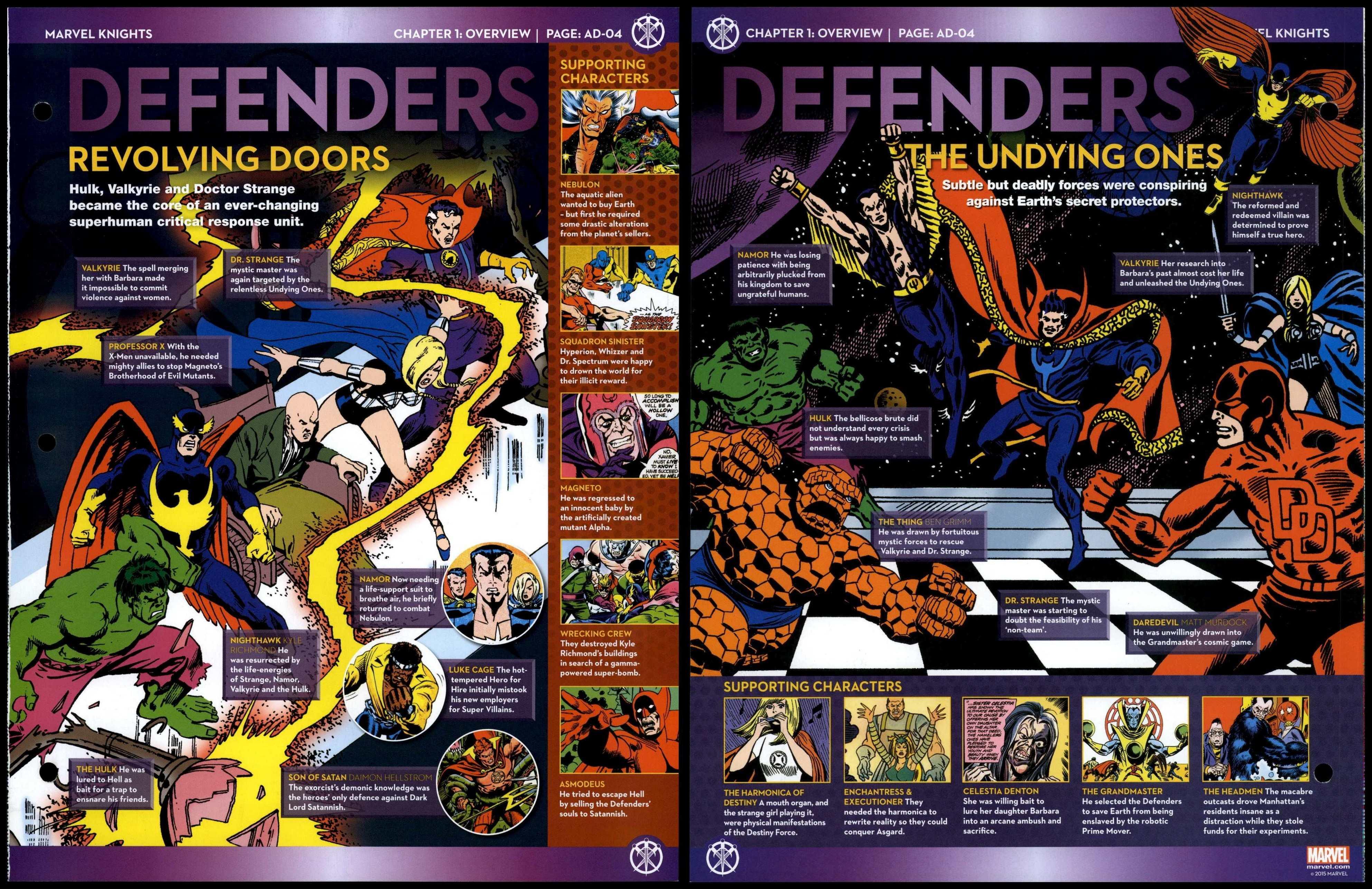 Defenders Revolving Doors / Undying Ones #AD-04 Overview - Marvel ...